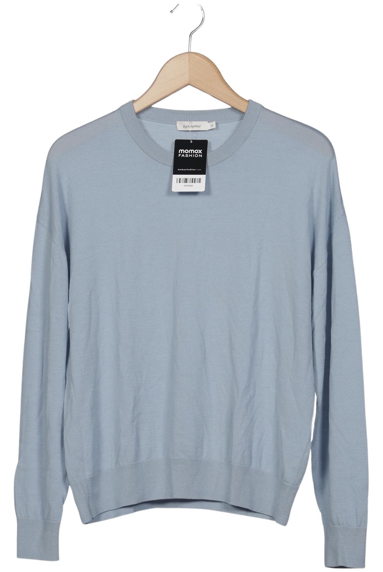 

hessnatur Damen Pullover, hellblau, Gr. 46