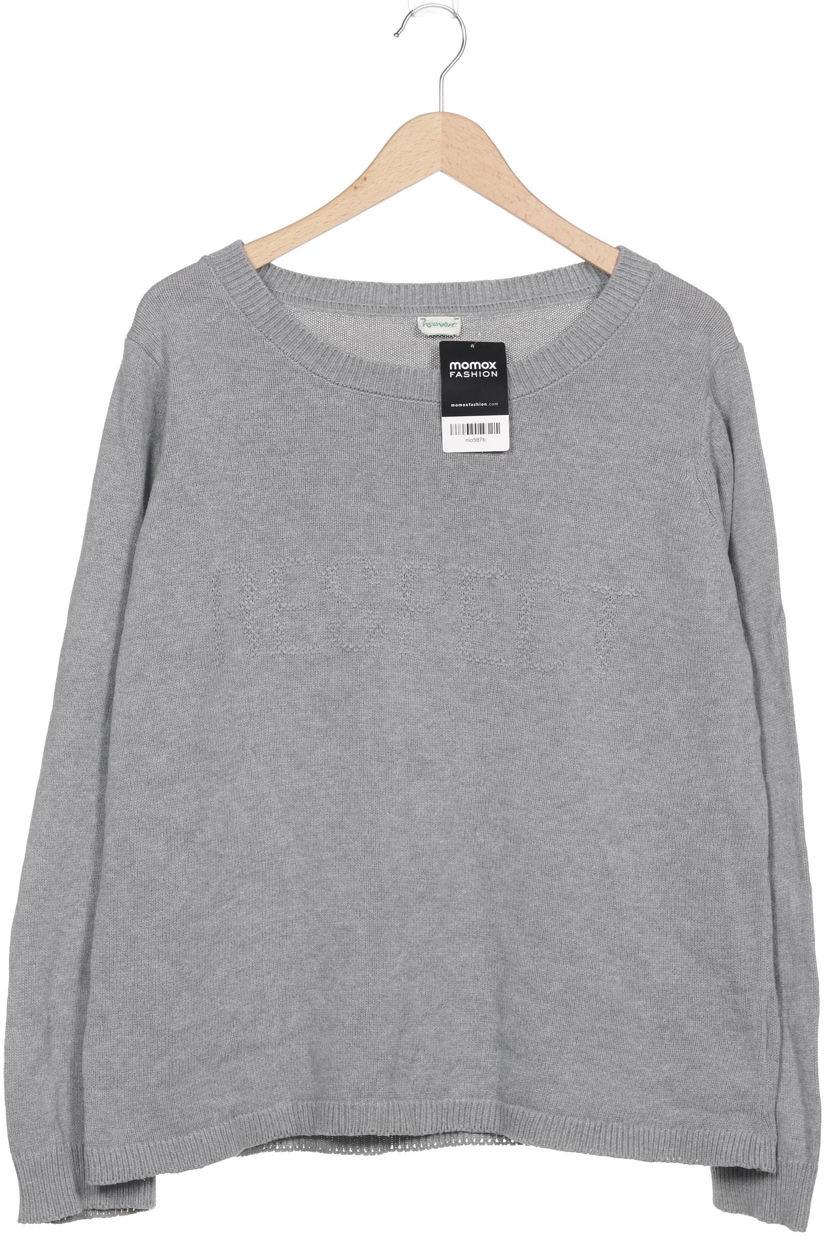 

hessnatur Damen Pullover, grau, Gr. 44