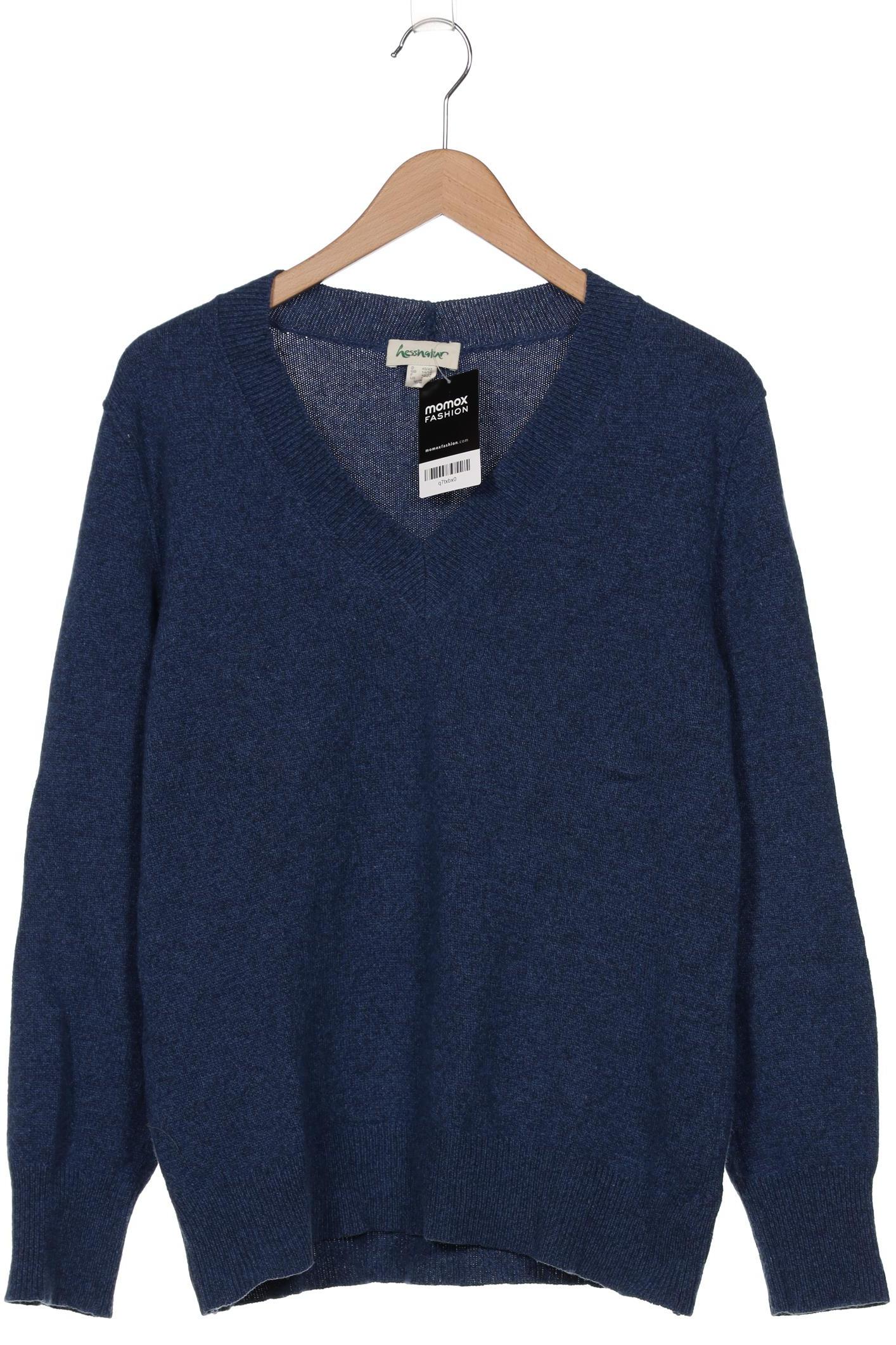 

hessnatur Damen Pullover, blau, Gr. 40