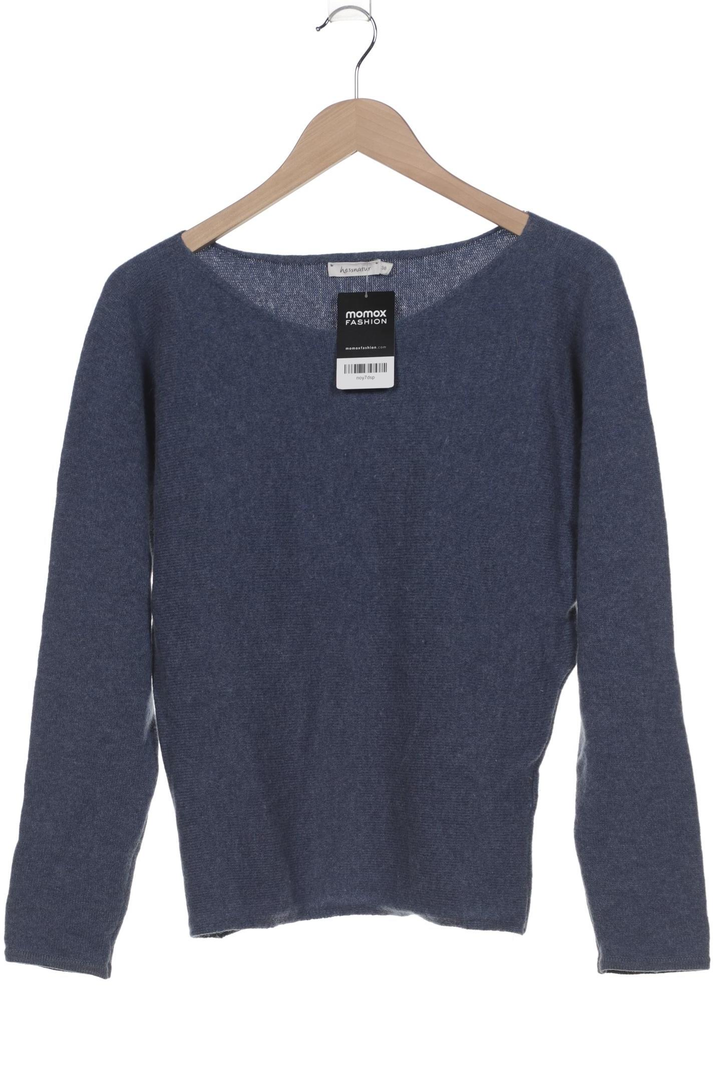 

hessnatur Damen Pullover, blau, Gr. 38