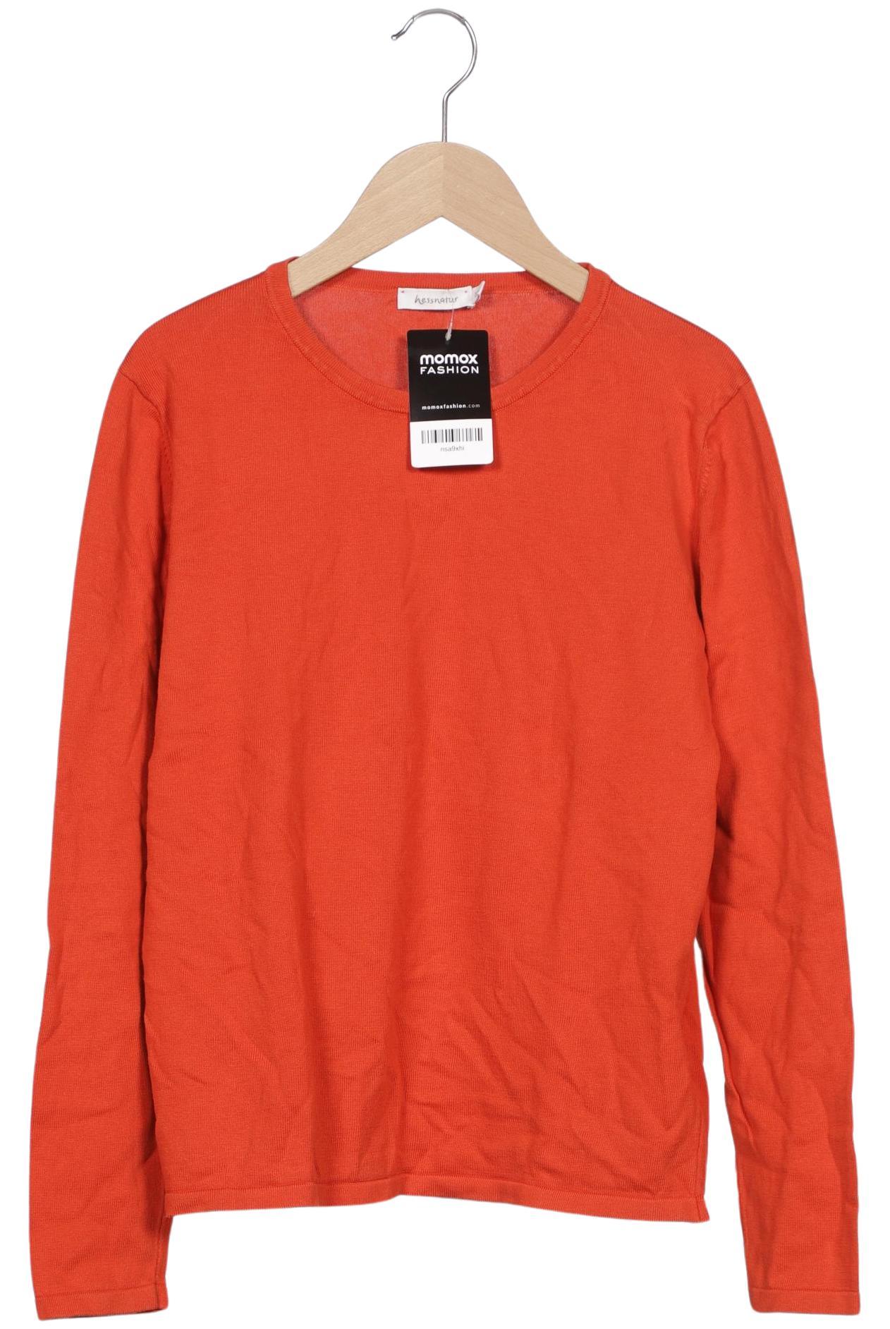 

hessnatur Damen Pullover, orange, Gr. 38