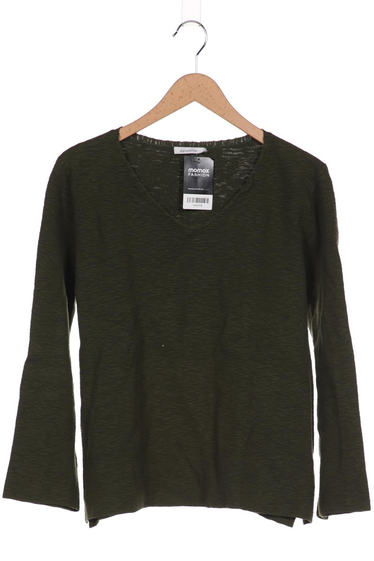 

hessnatur Damen Pullover, grün, Gr. 44