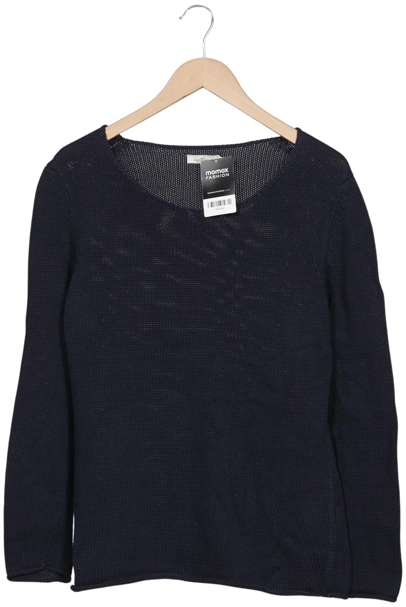 

hessnatur Damen Pullover, marineblau, Gr. 44