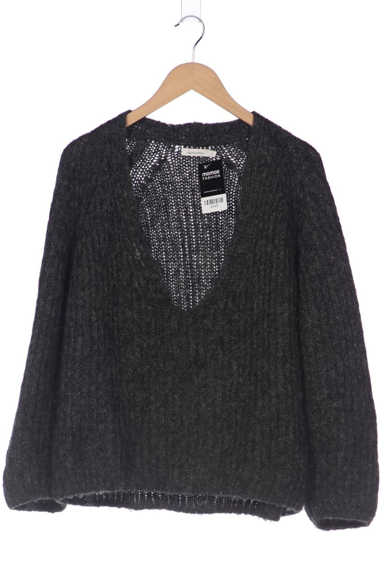 

hessnatur Damen Pullover, grau, Gr. 38