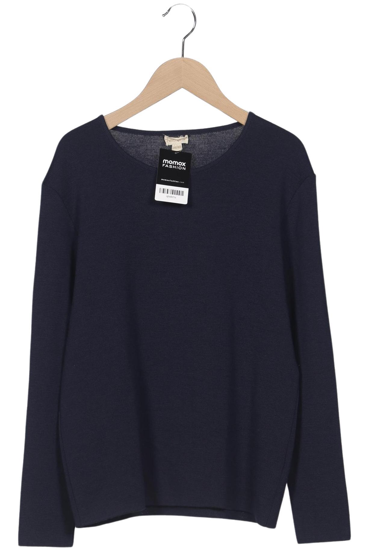 

hessnatur Damen Pullover, marineblau, Gr. 38