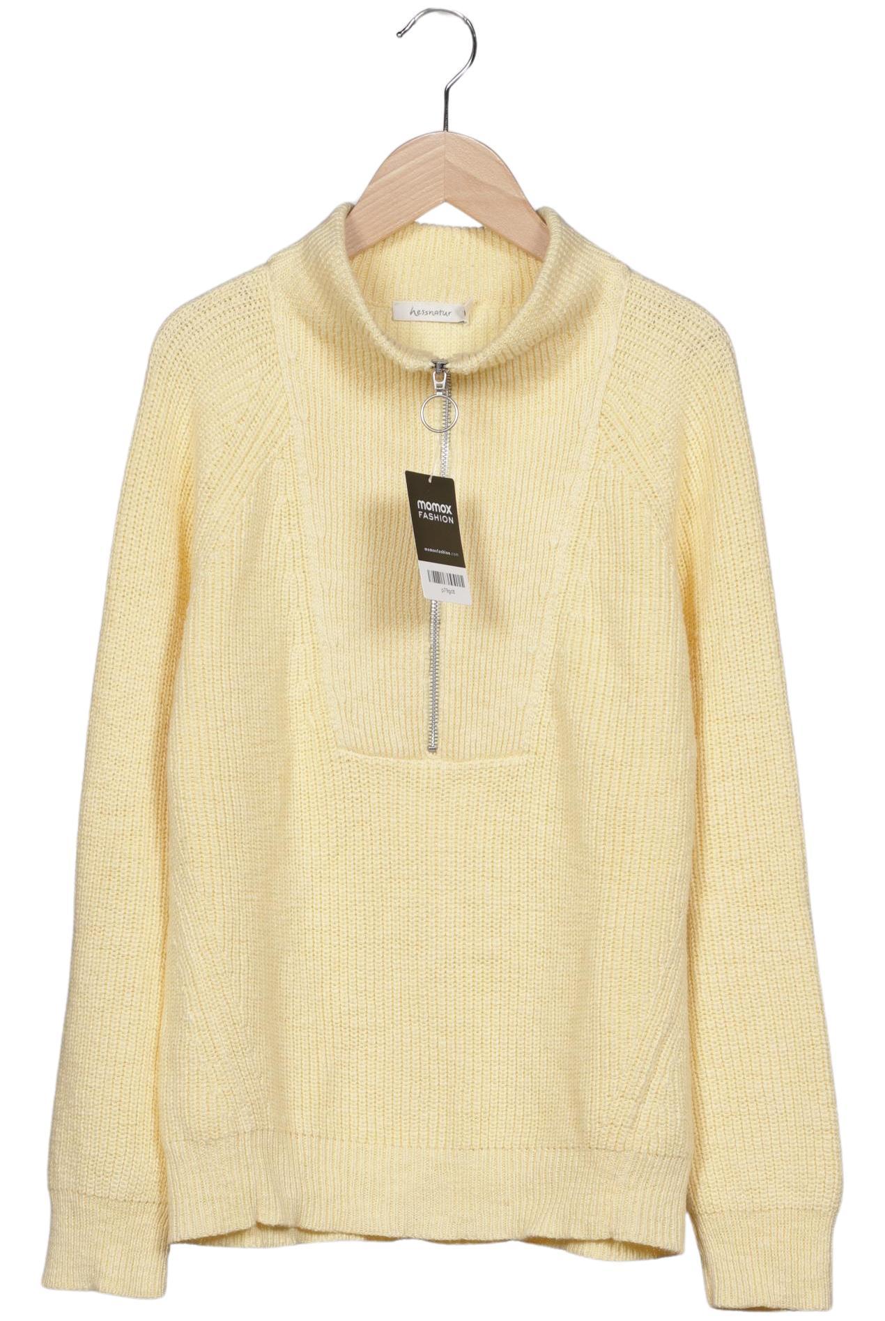 

hessnatur Damen Pullover, gelb, Gr. 36