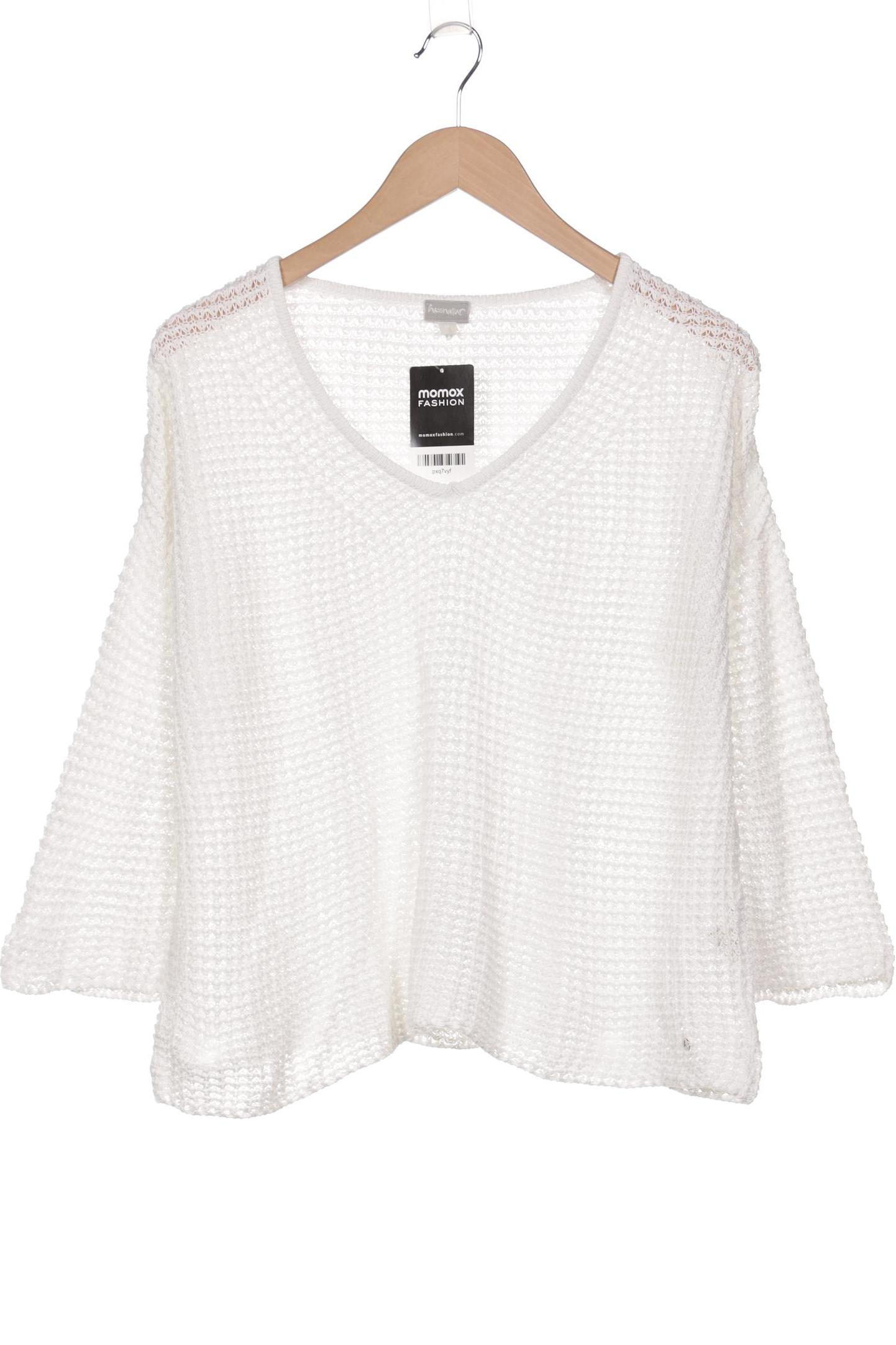 

hessnatur Damen Pullover, weiß, Gr. 38