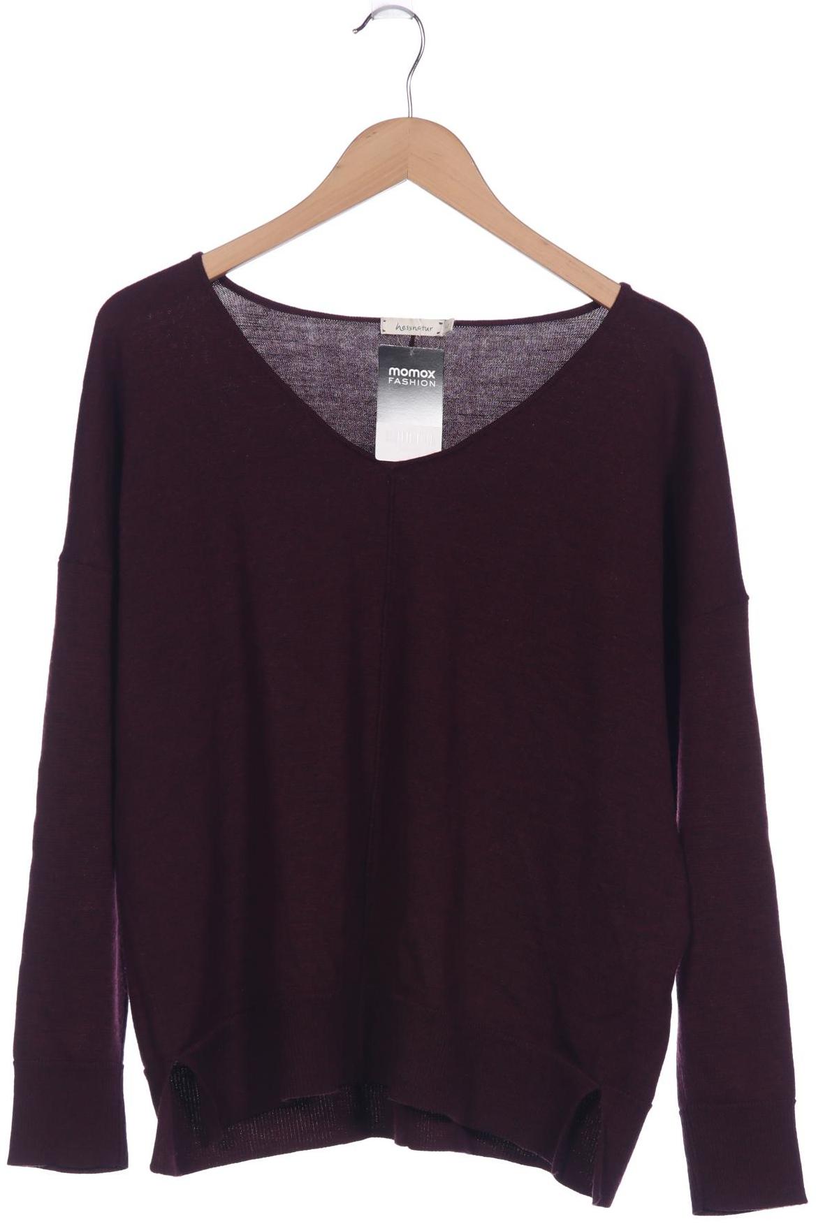 

hessnatur Damen Pullover, bordeaux, Gr. 42