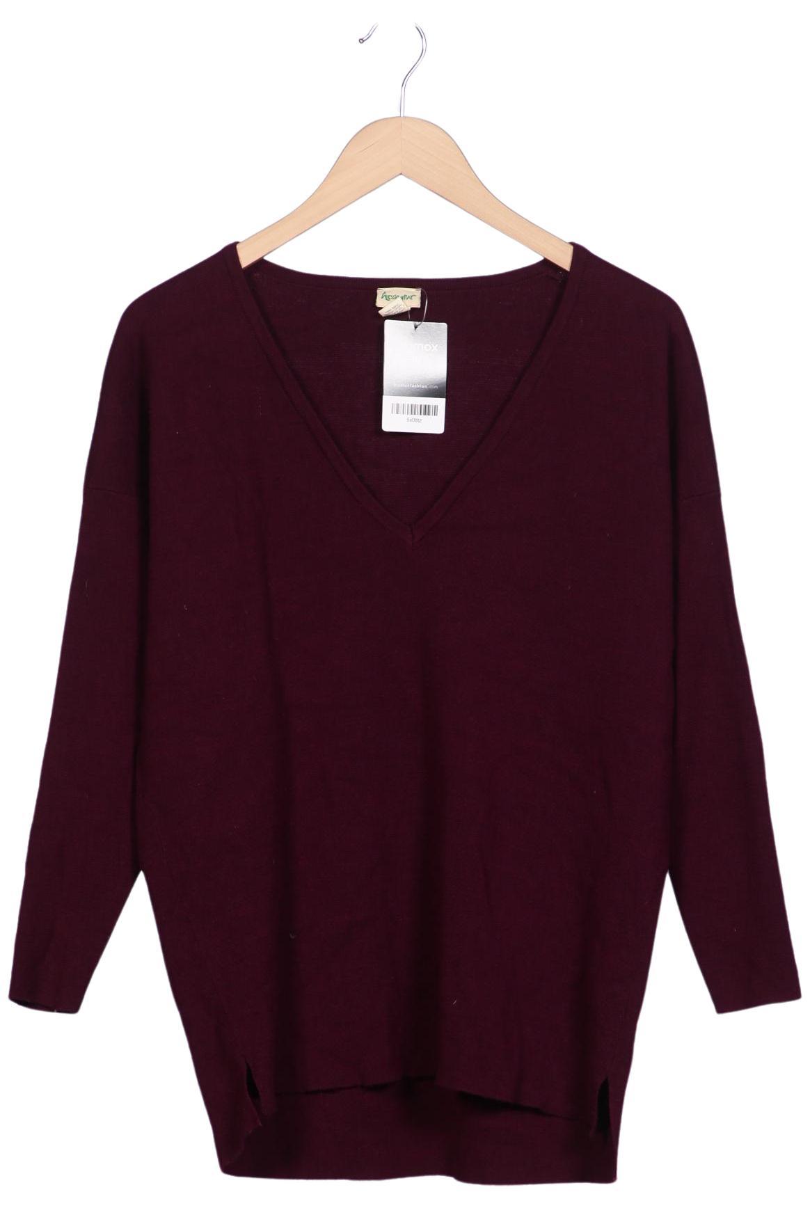 

hessnatur Damen Pullover, bordeaux, Gr. 40
