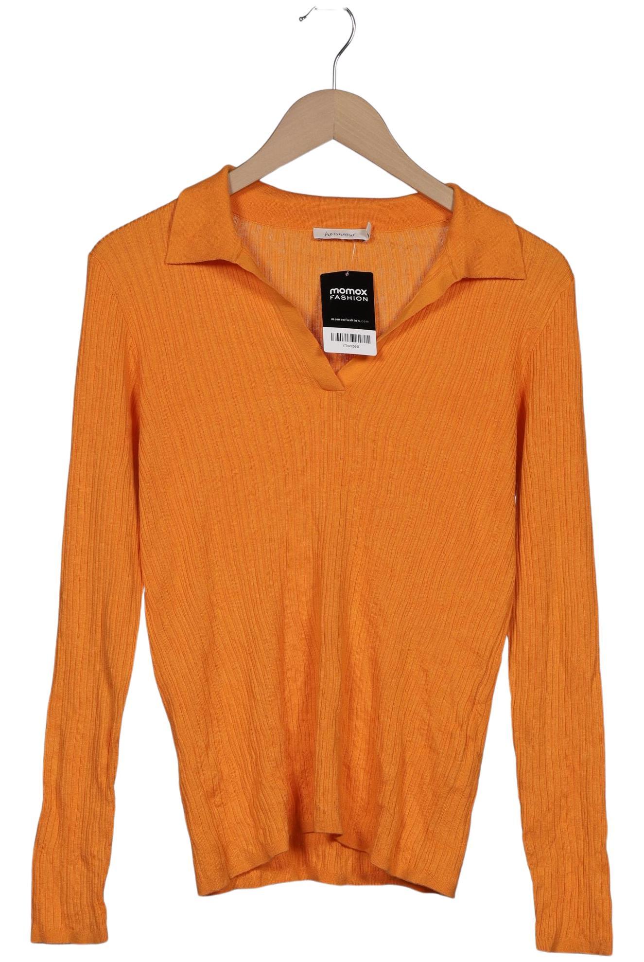 

hessnatur Damen Pullover, orange, Gr. 40