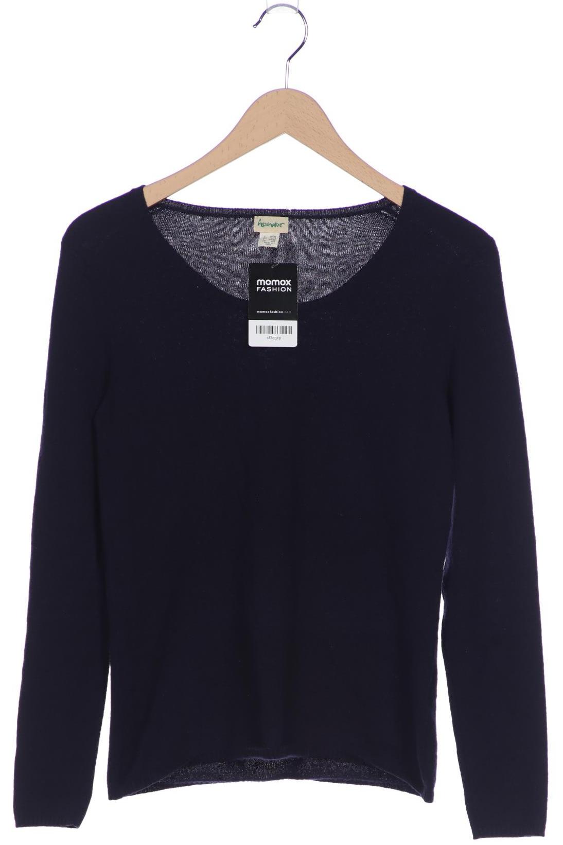 

hessnatur Damen Pullover, marineblau, Gr. 36