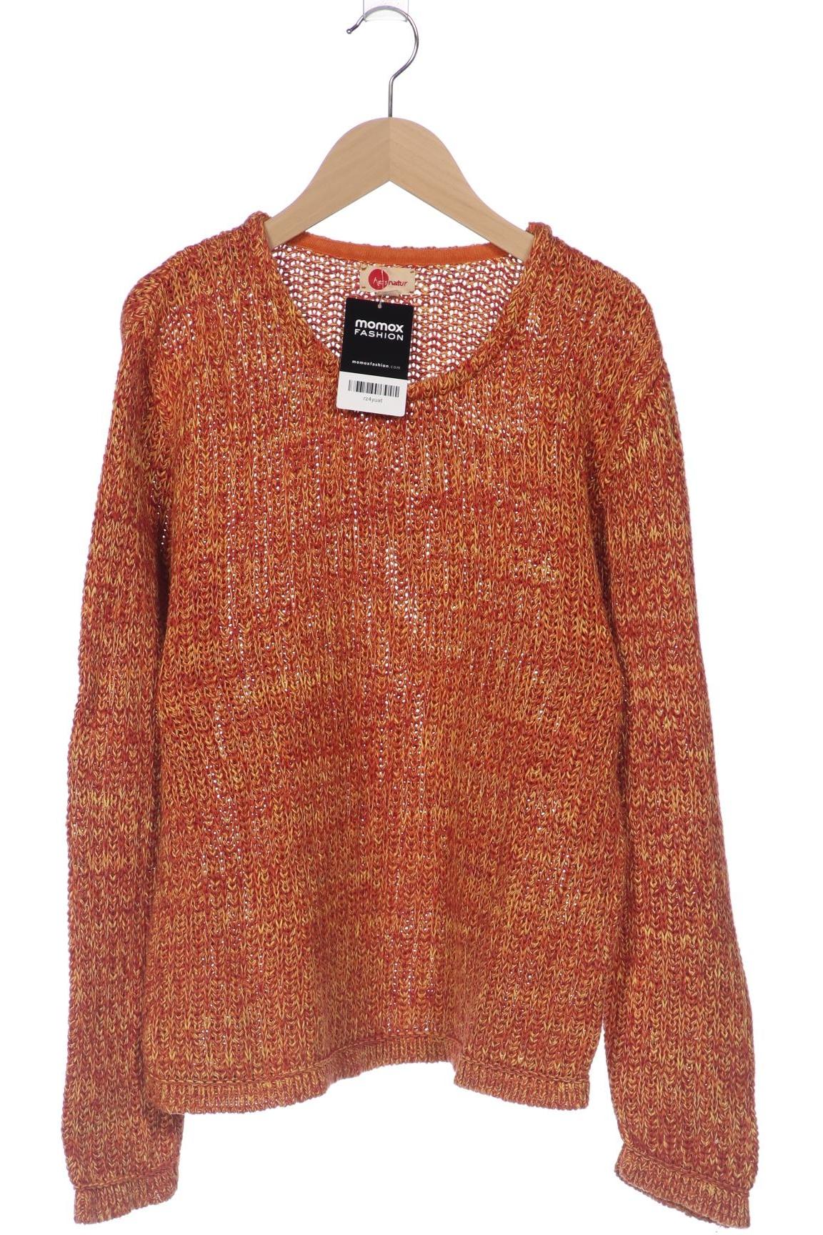 

hessnatur Damen Pullover, orange, Gr. 38