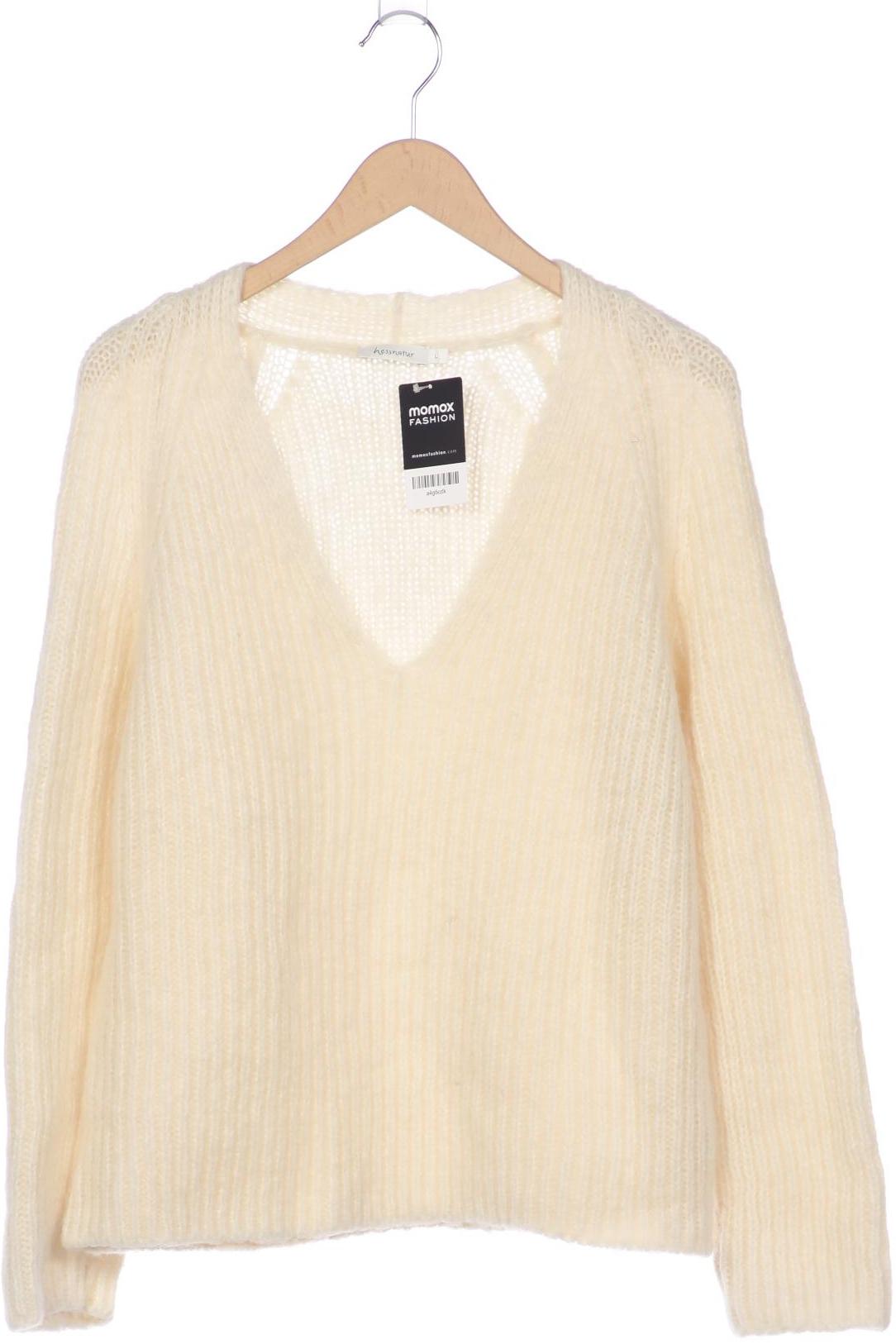 

hessnatur Damen Pullover, cremeweiß, Gr. 42