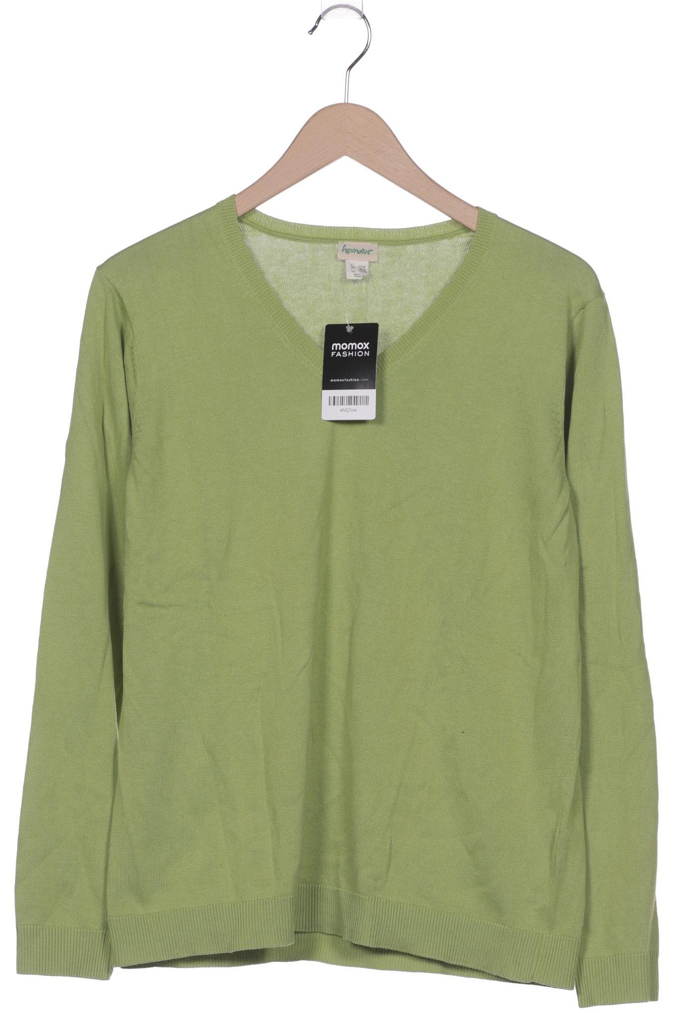 

hessnatur Damen Pullover, grün, Gr. 44