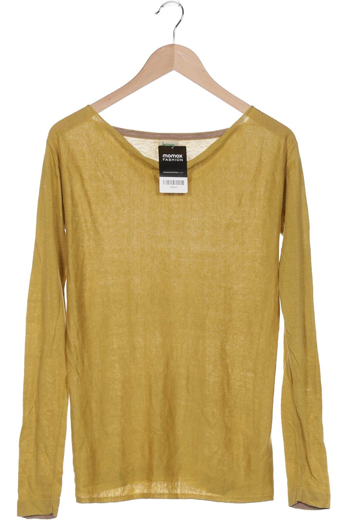 

hessnatur Damen Pullover, gelb, Gr. 36