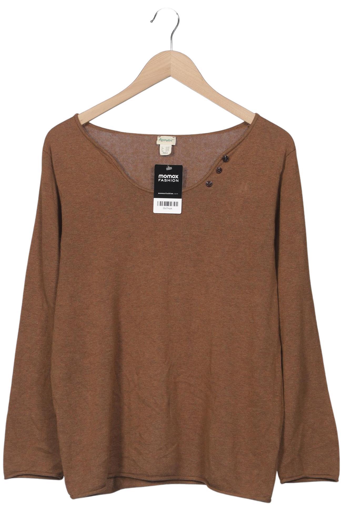 

hessnatur Damen Pullover, braun, Gr. 40