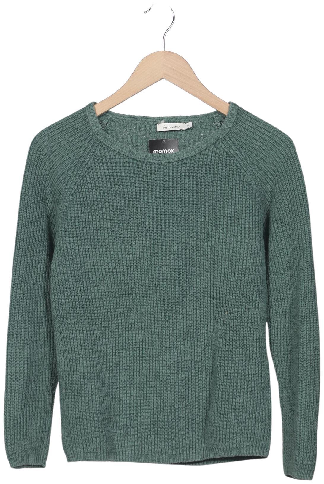 

hessnatur Damen Pullover, grün, Gr. 34