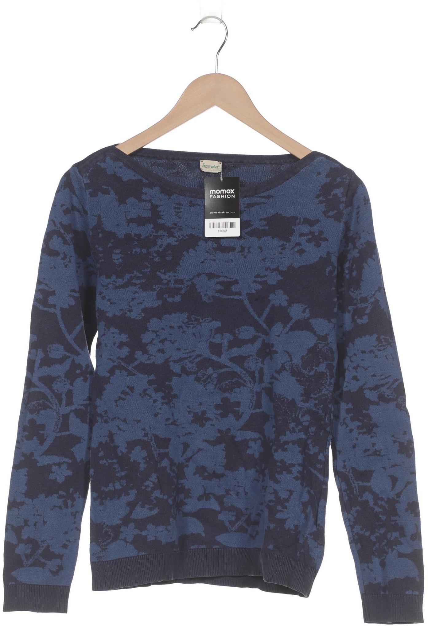 

hessnatur Damen Pullover, marineblau, Gr. 36