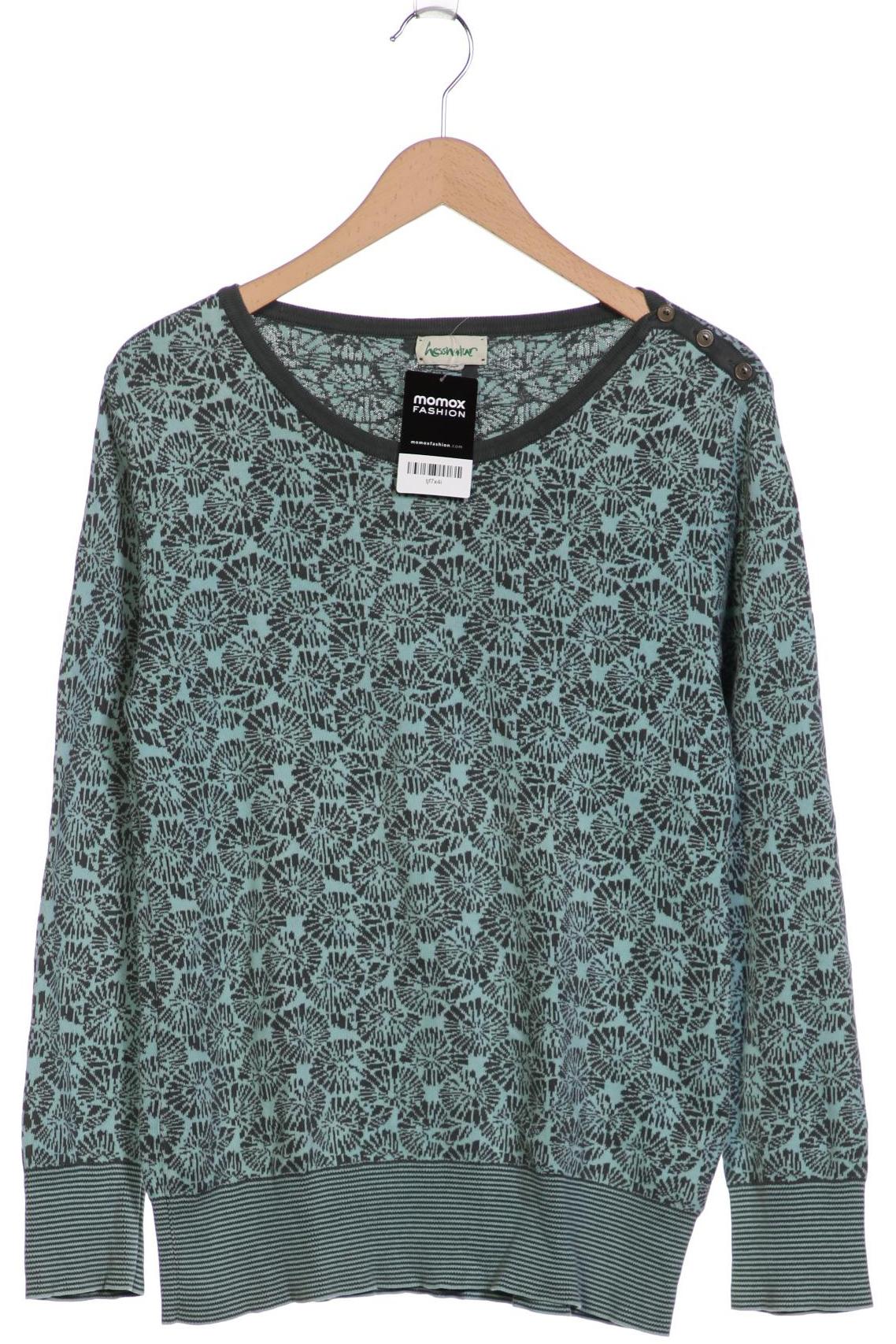 

hessnatur Damen Pullover, türkis, Gr. 40