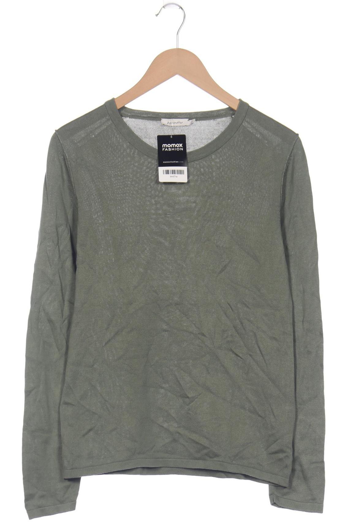 

hessnatur Damen Pullover, grün, Gr. 38