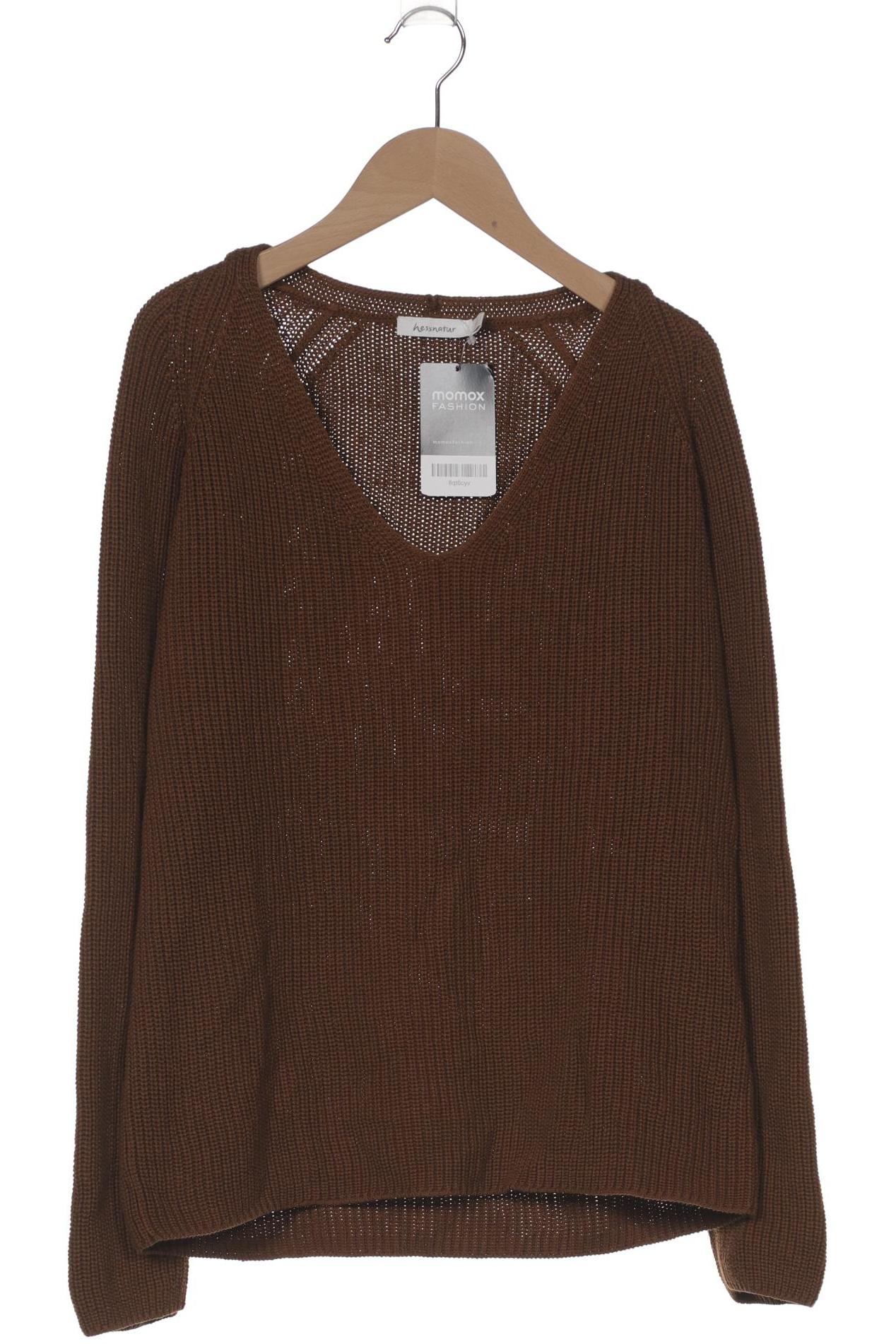 

hessnatur Damen Pullover, braun, Gr. 38
