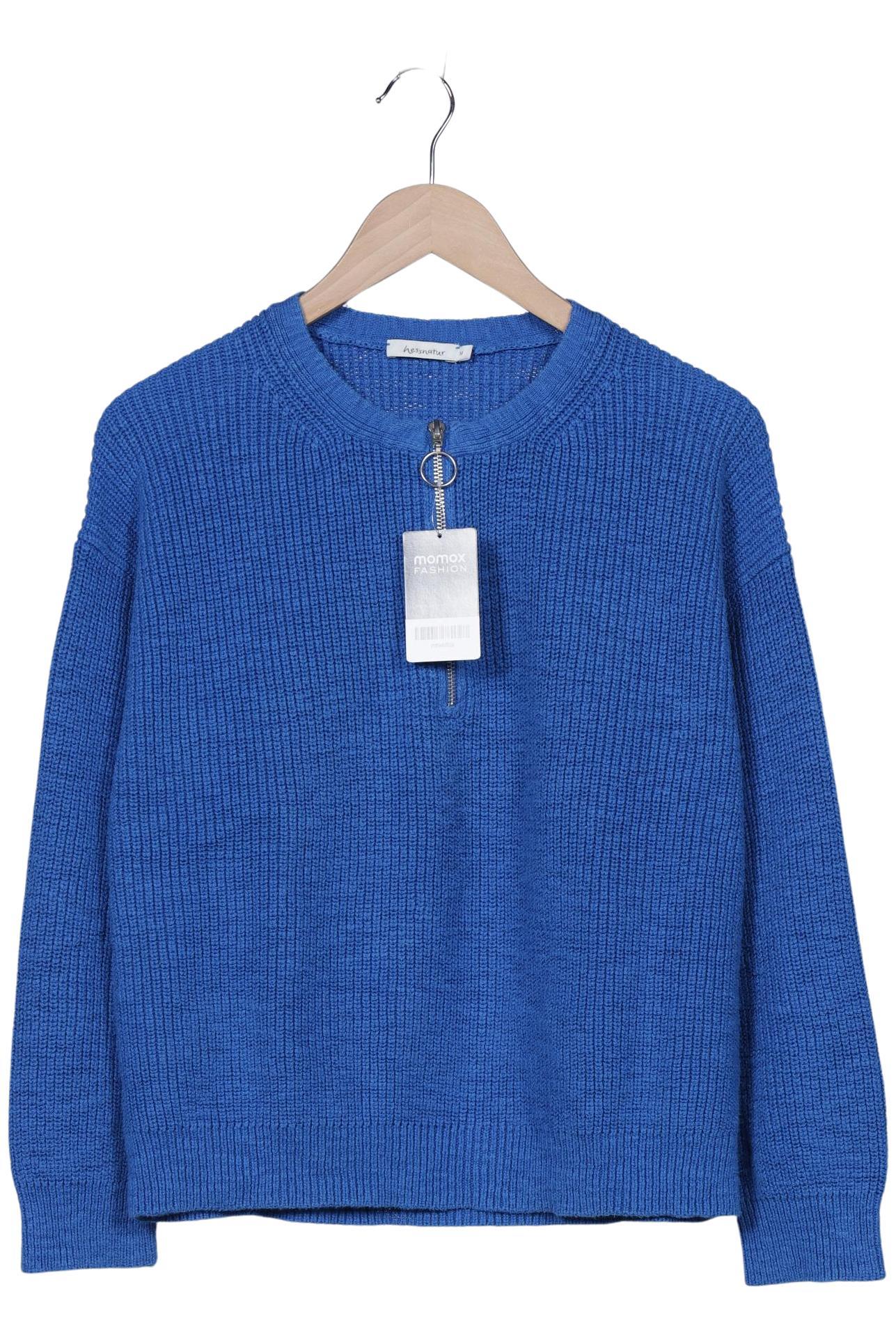 

hessnatur Damen Pullover, blau, Gr. 38