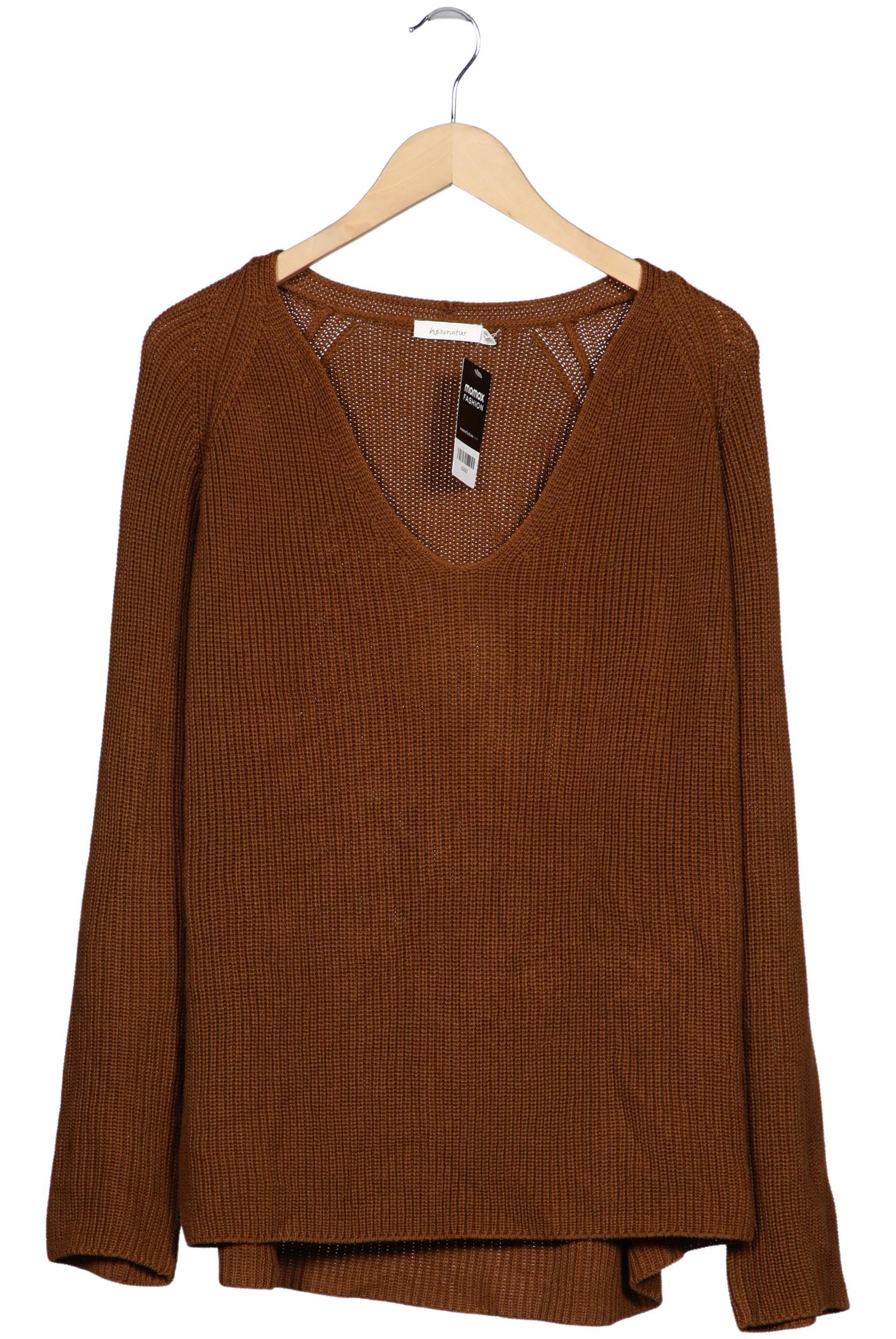 

hessnatur Damen Pullover, braun, Gr. 48