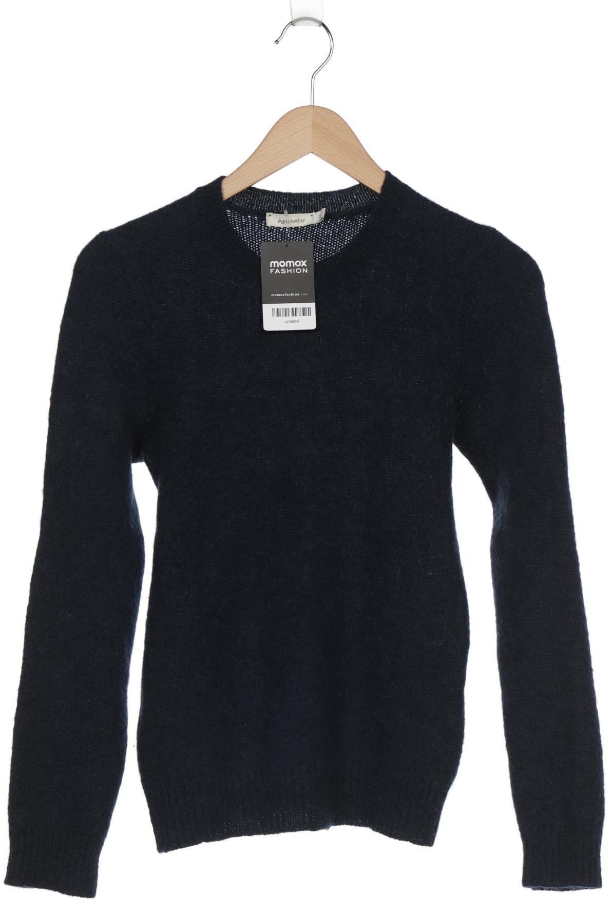 

hessnatur Damen Pullover, marineblau, Gr. 36