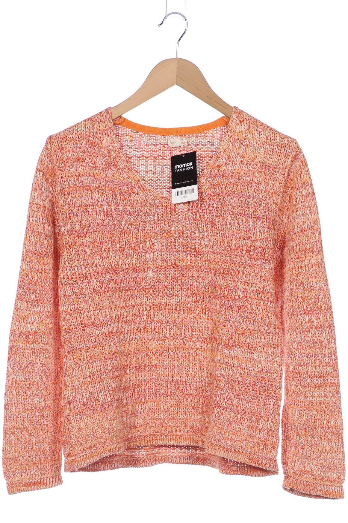 

hessnatur Damen Pullover, orange, Gr. 38