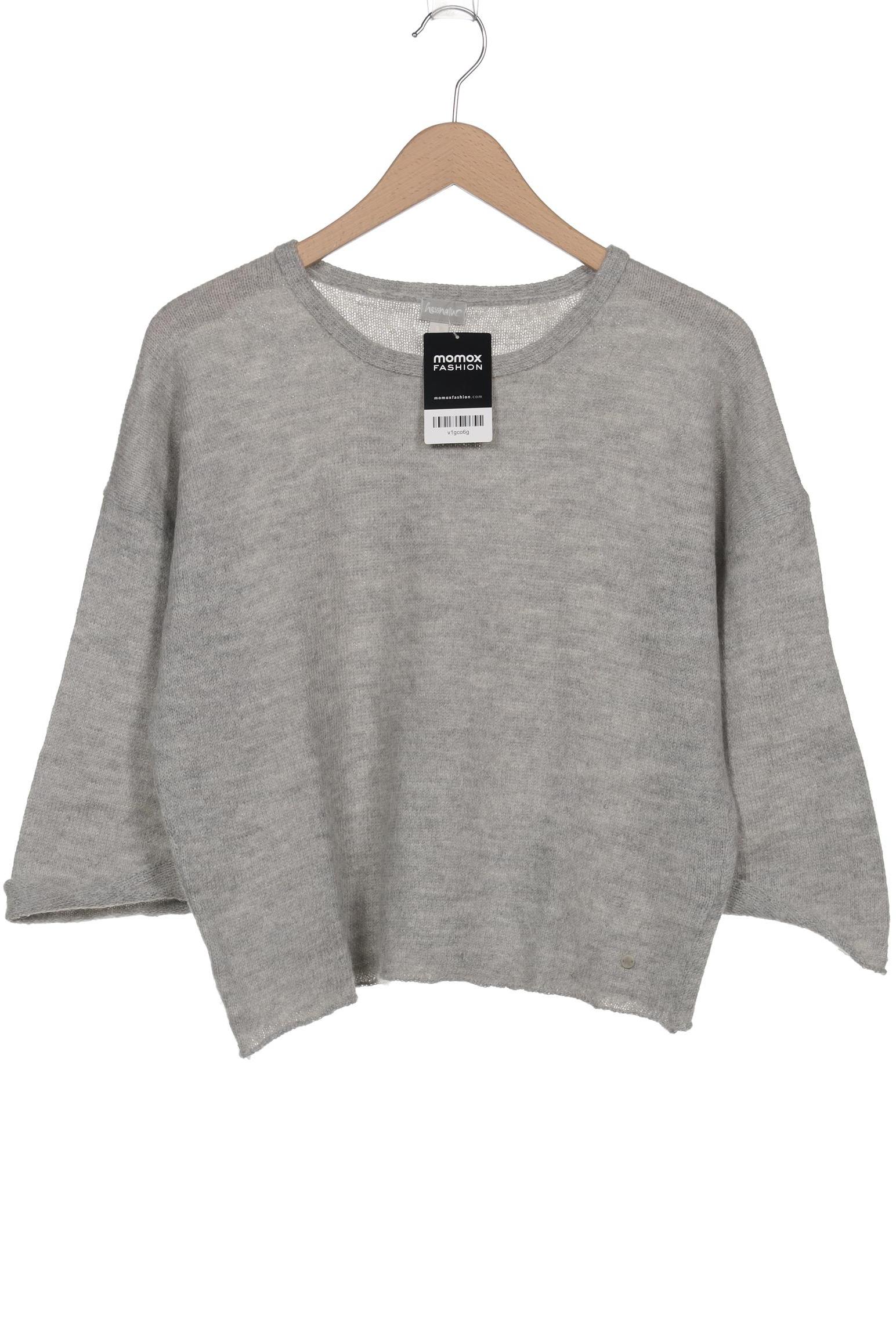 

hessnatur Damen Pullover, grau, Gr. 36