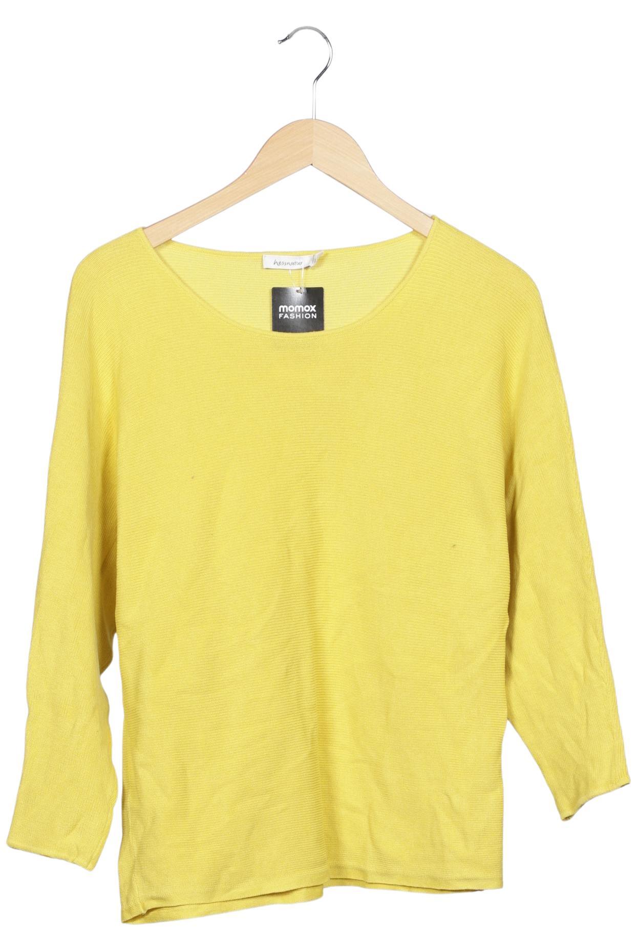 

hessnatur Damen Pullover, gelb, Gr. 36