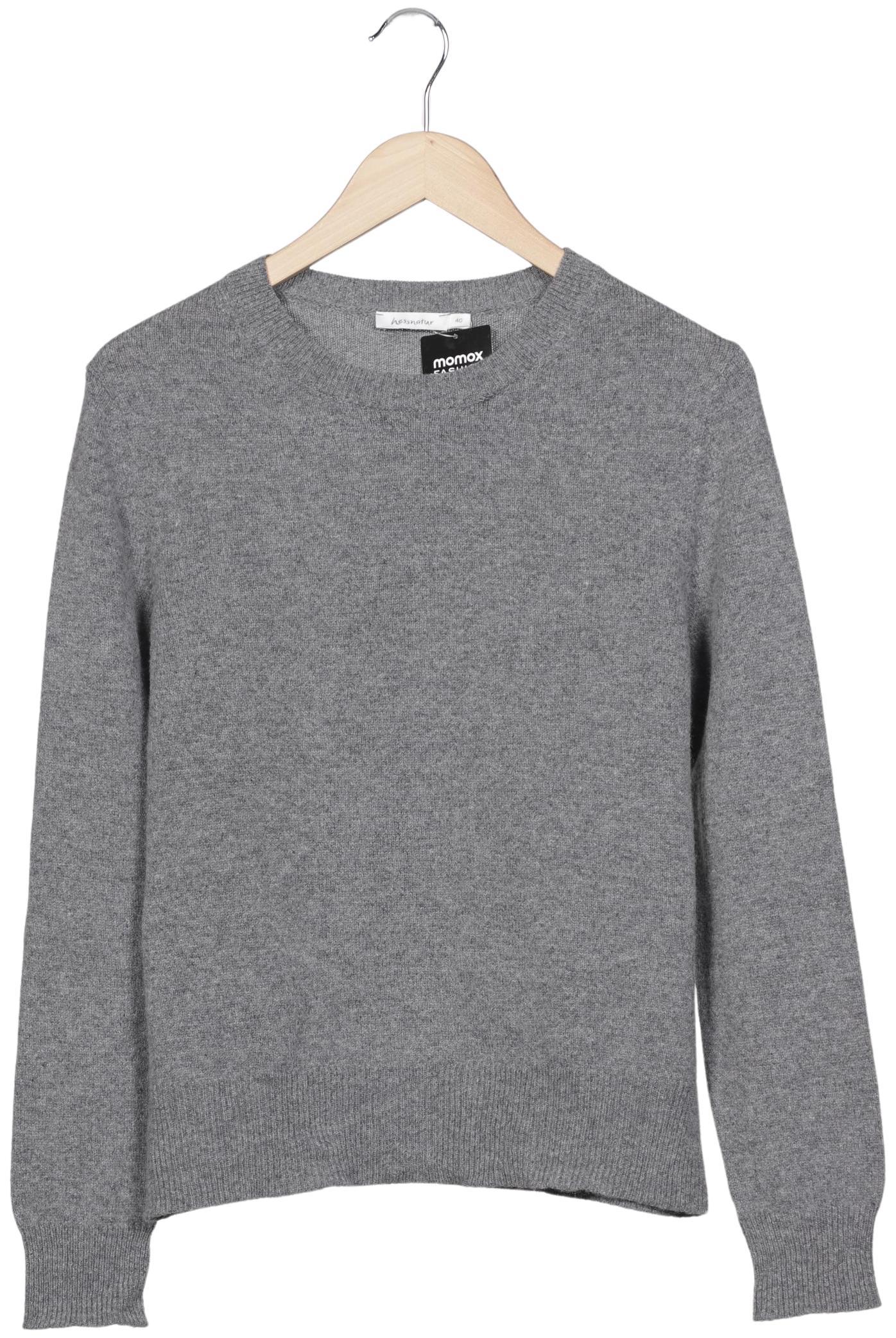 

hessnatur Damen Pullover, grau, Gr. 40