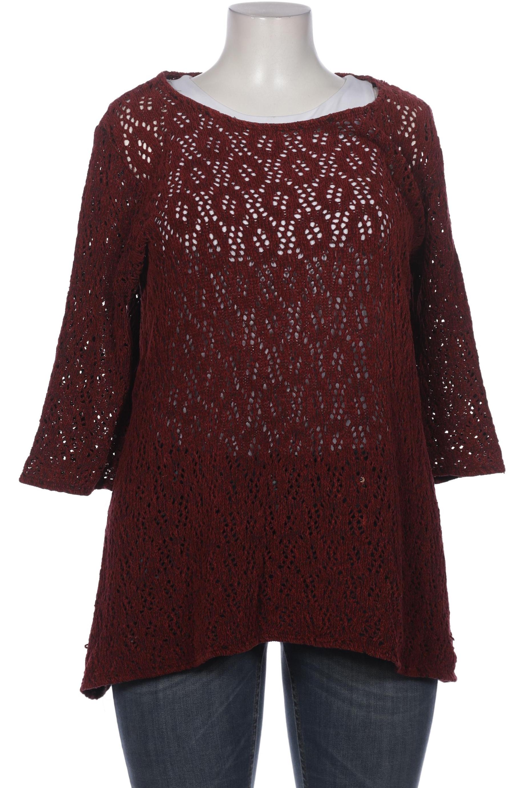 

hessnatur Damen Pullover, bordeaux, Gr. 42