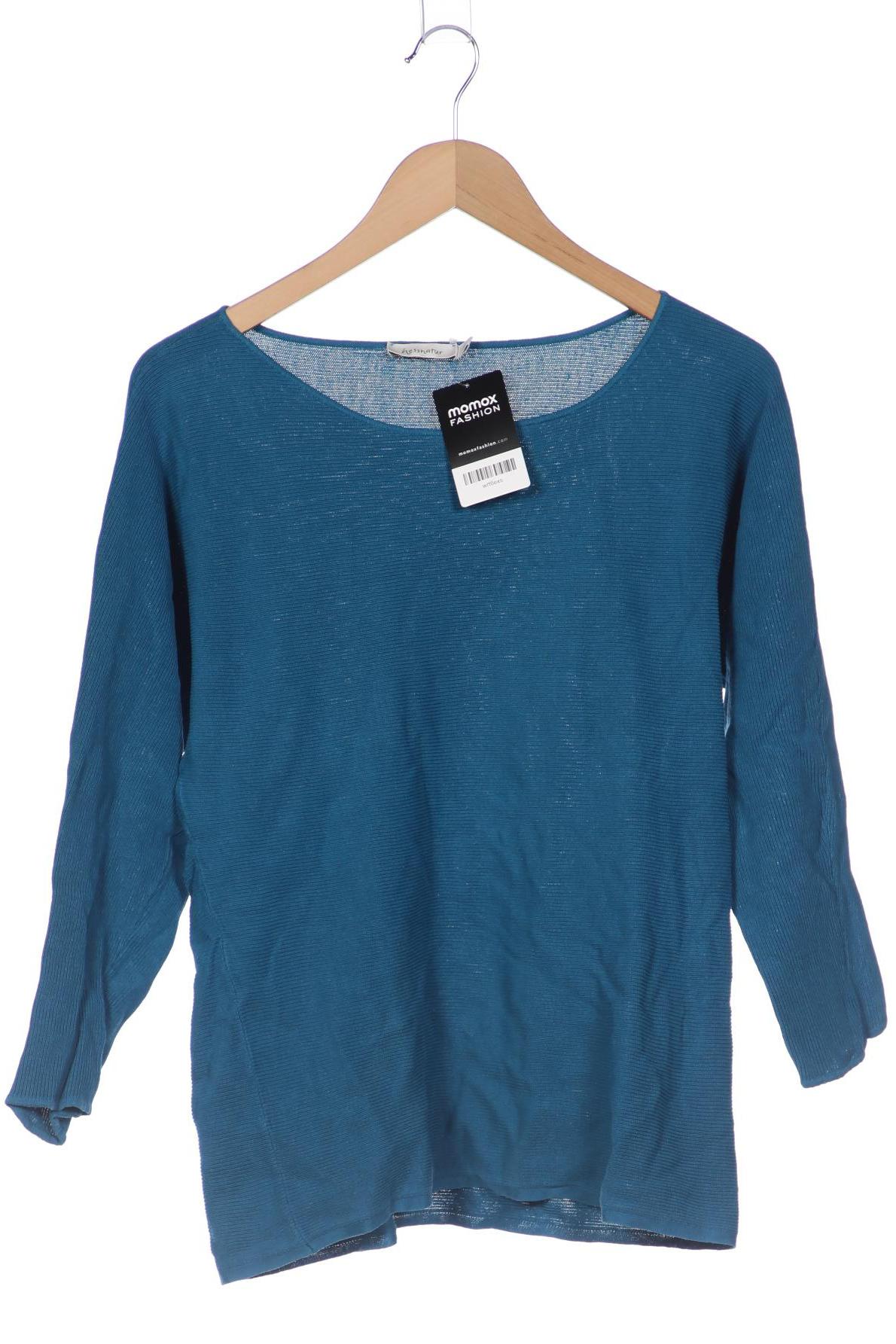 

hessnatur Damen Pullover, türkis, Gr. 36