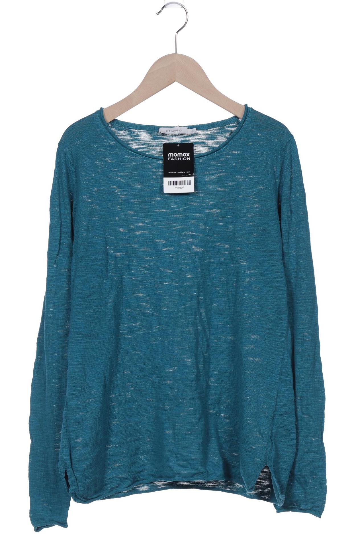 

hessnatur Damen Pullover, türkis, Gr. 38