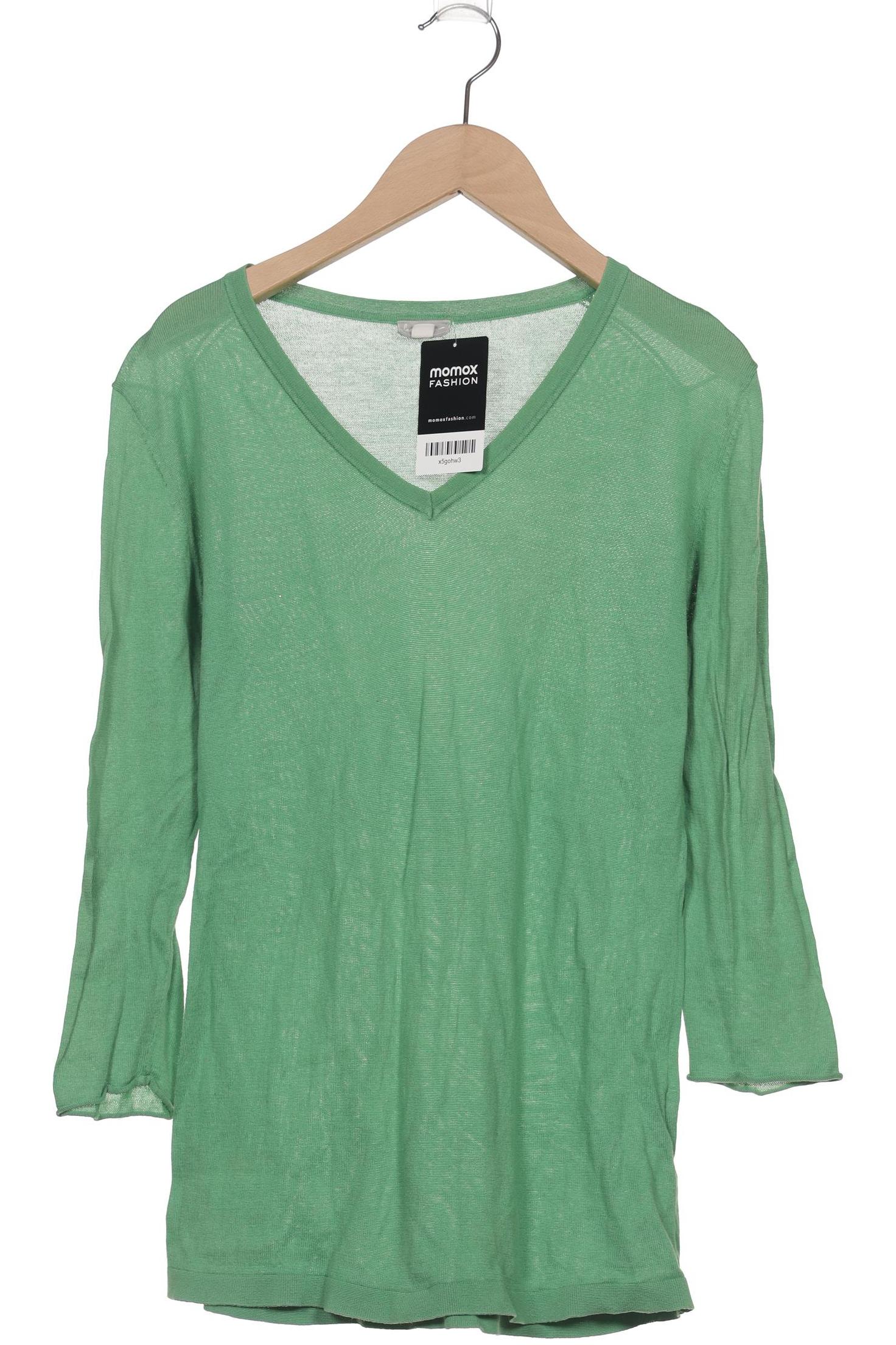 

hessnatur Damen Pullover, grün, Gr. 36