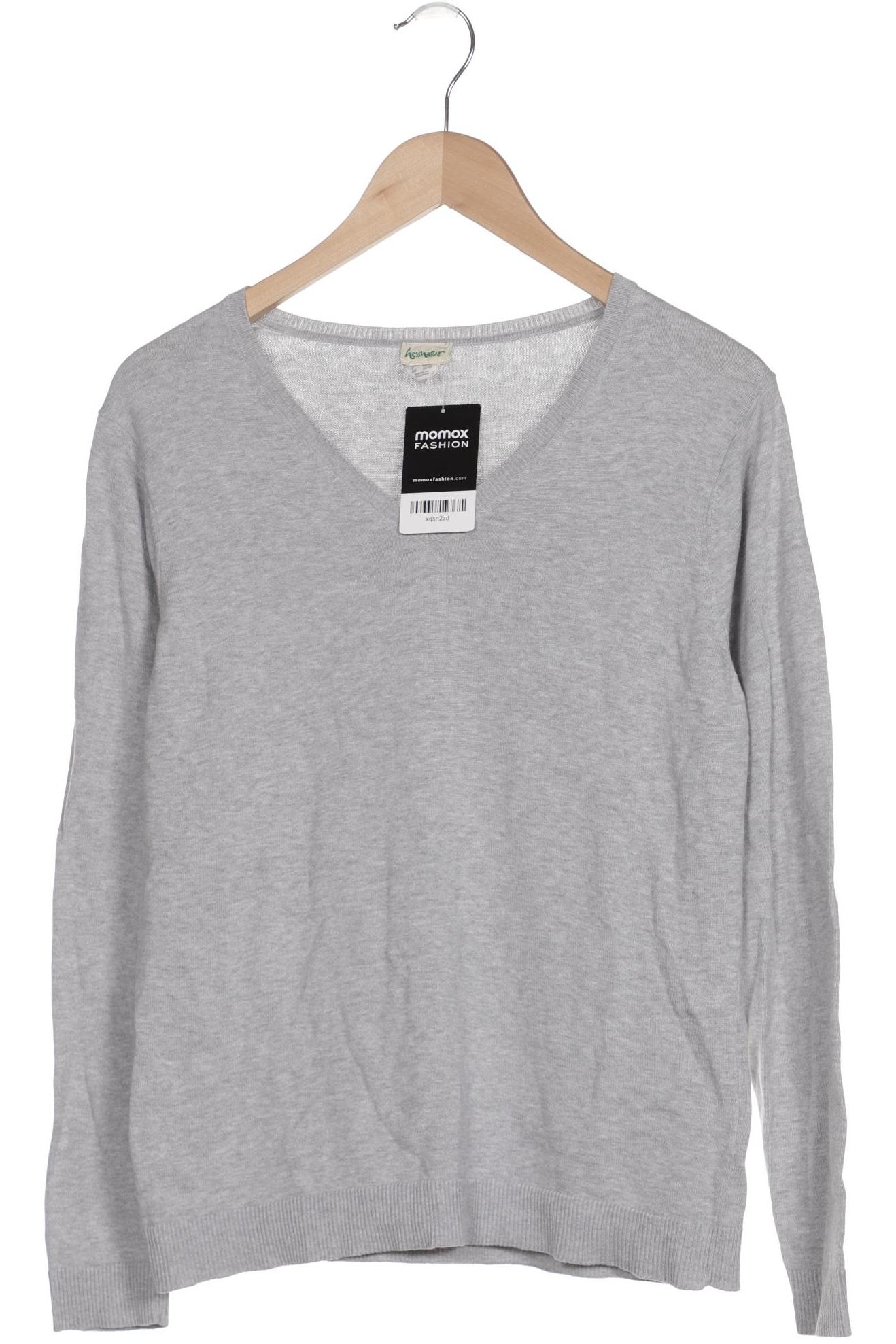 

hessnatur Damen Pullover, grau, Gr. 40