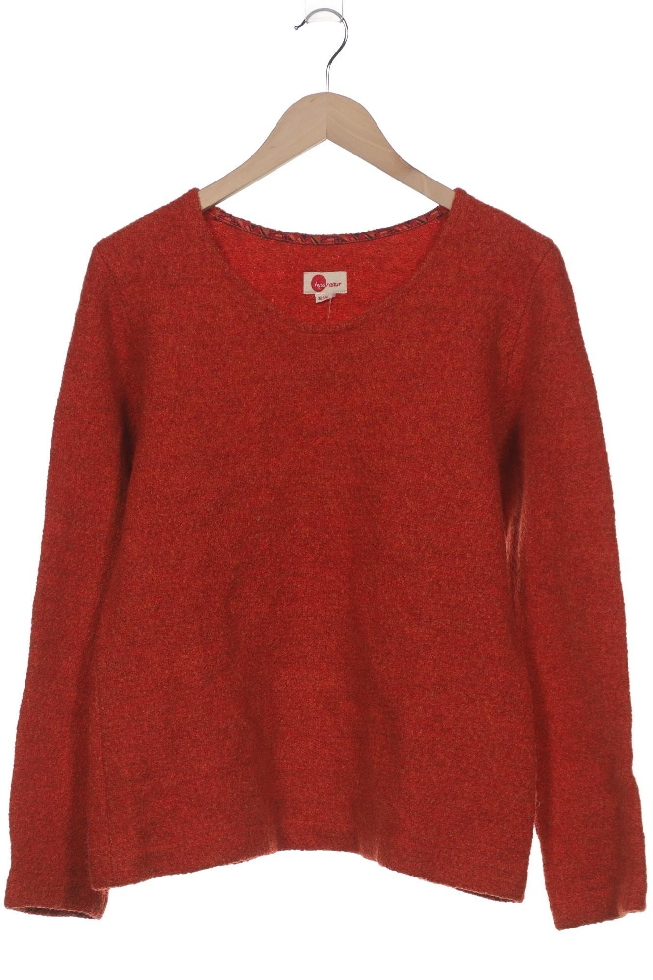 

hessnatur Damen Pullover, orange, Gr. 38