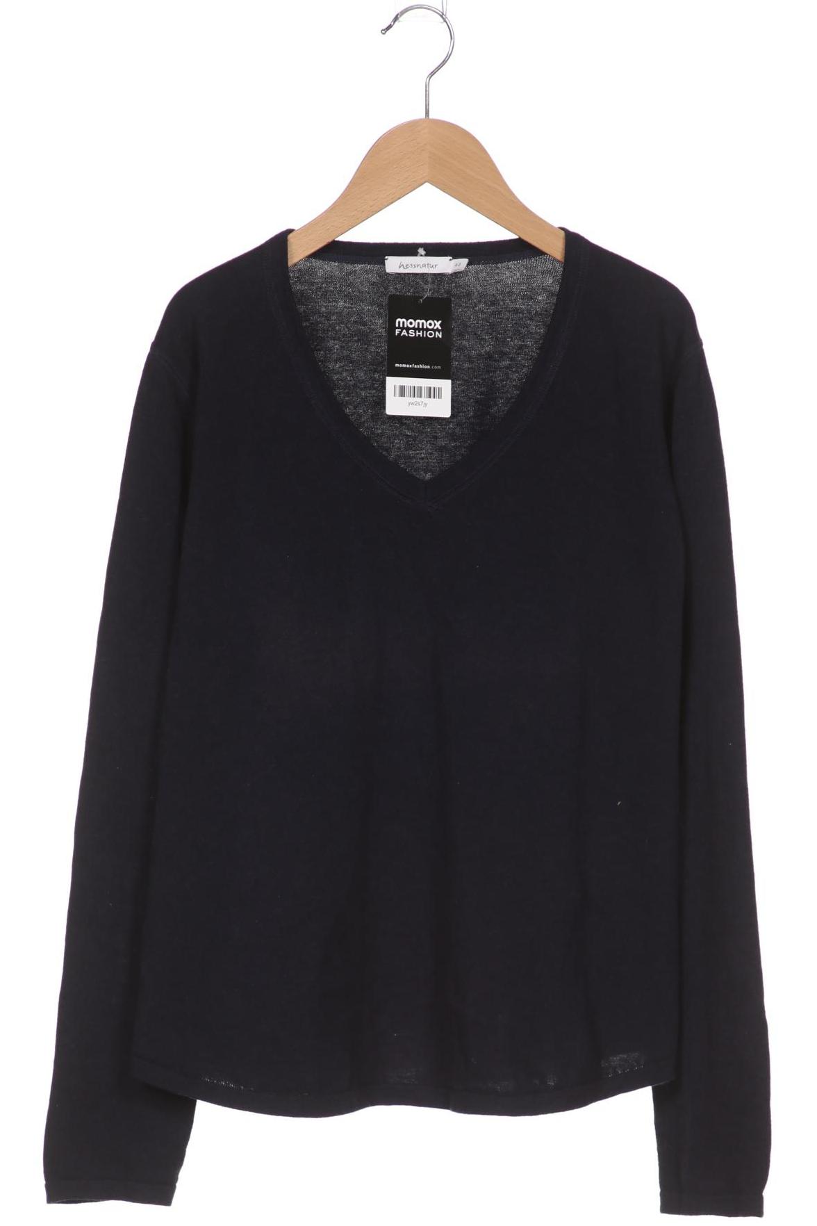 

hessnatur Damen Pullover, marineblau, Gr. 42