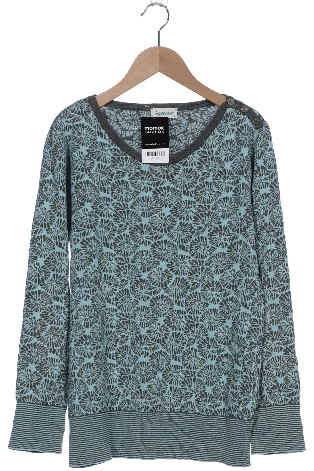 

hessnatur Damen Pullover, türkis, Gr. 38