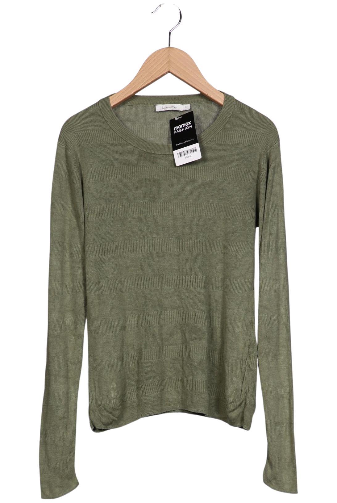 

hessnatur Damen Pullover, grün, Gr. 34