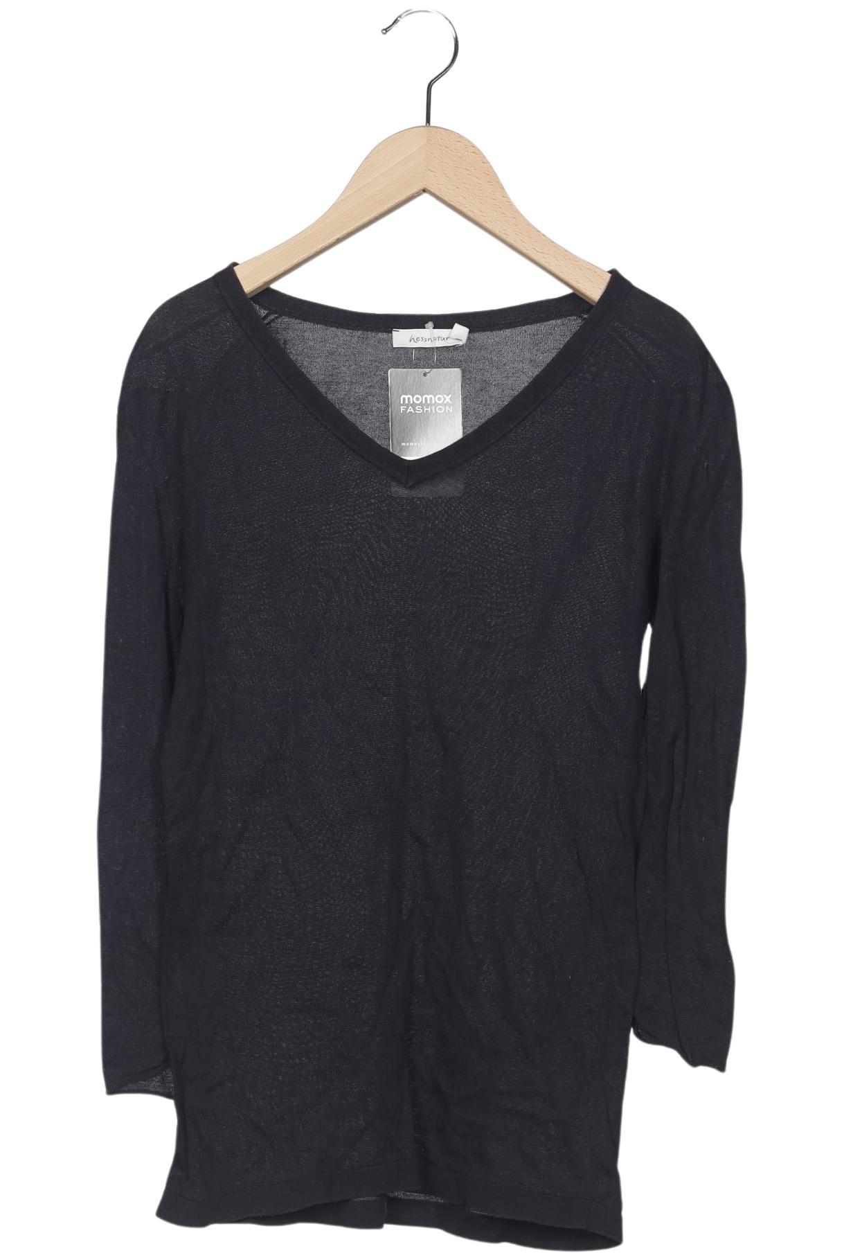 

hessnatur Damen Pullover, marineblau, Gr. 34