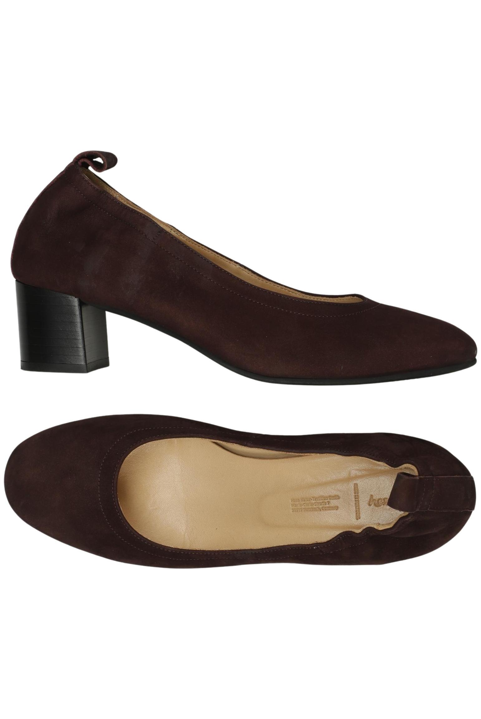 

hessnatur Damen Pumps, bordeaux, Gr. 38