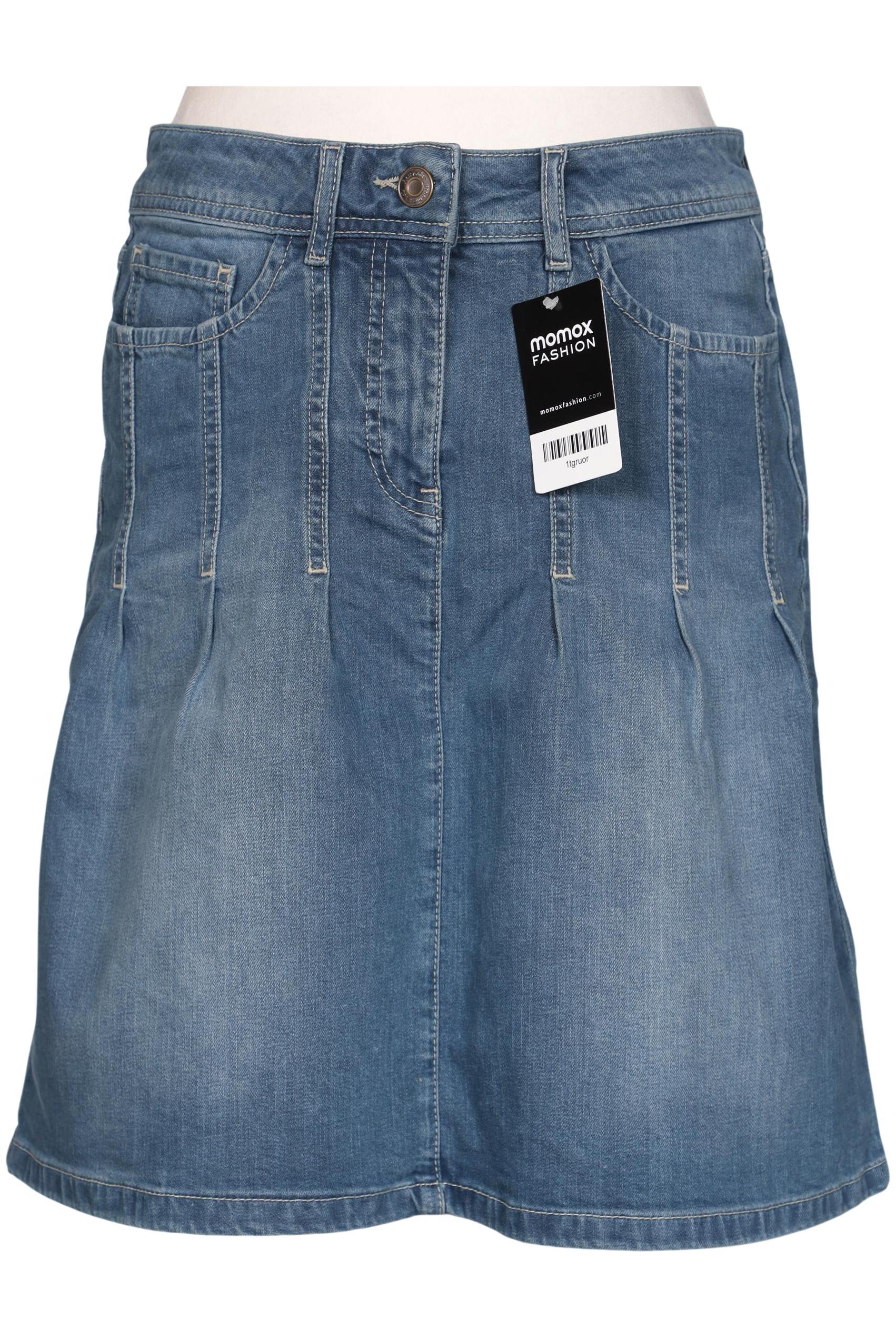 

hessnatur Damen Rock, blau, Gr. 38