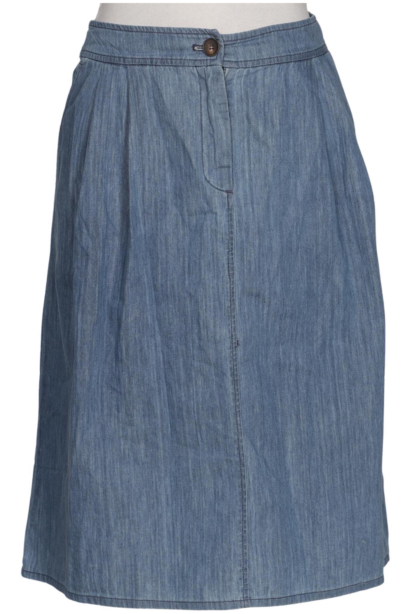 

hessnatur Damen Rock, blau, Gr. 38