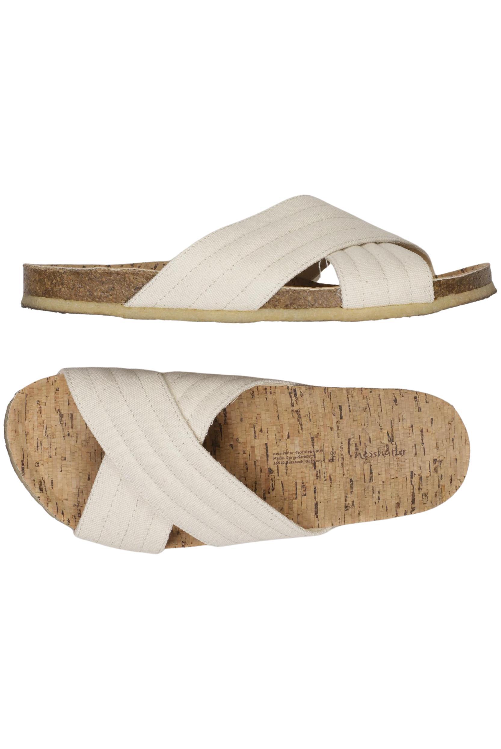 

hessnatur Damen Sandale, cremeweiß, Gr. 39