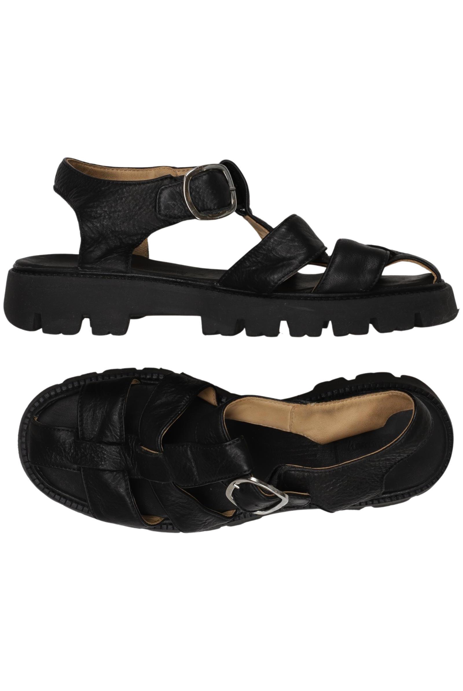 

hessnatur Damen Sandale, schwarz, Gr. 38