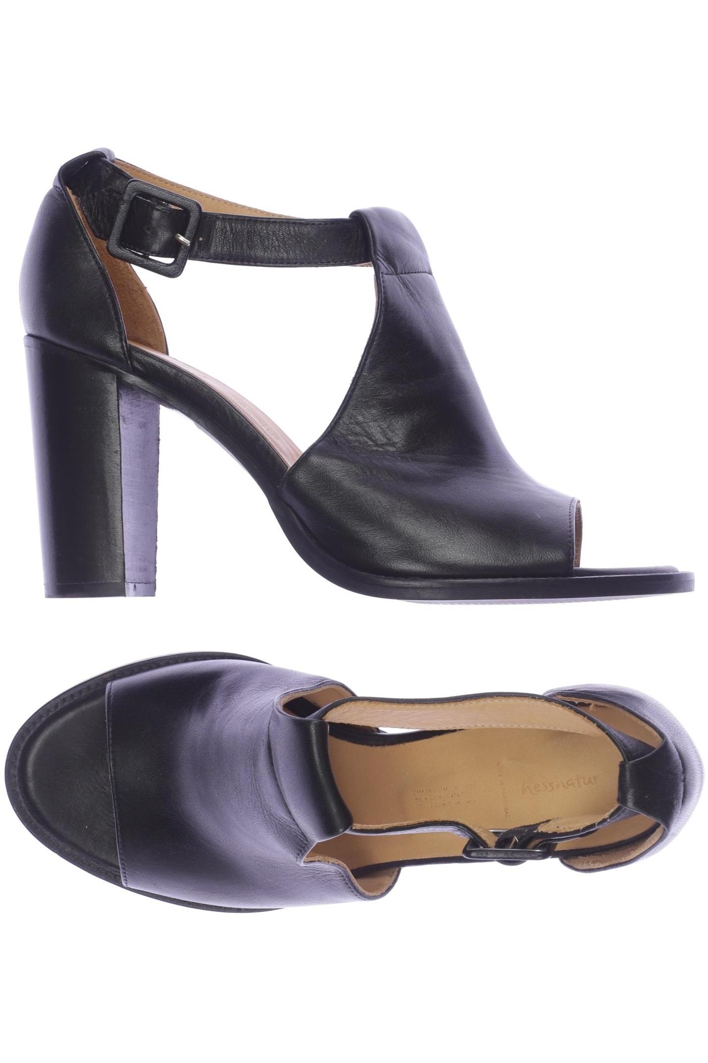

hessnatur Damen Sandale, schwarz, Gr. 40