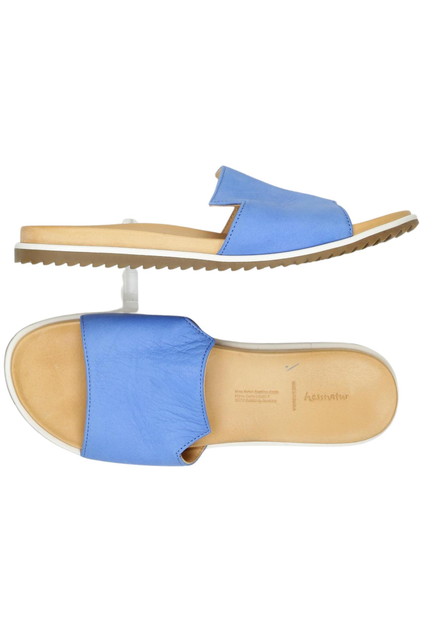 

hessnatur Damen Sandale, blau, Gr. 39