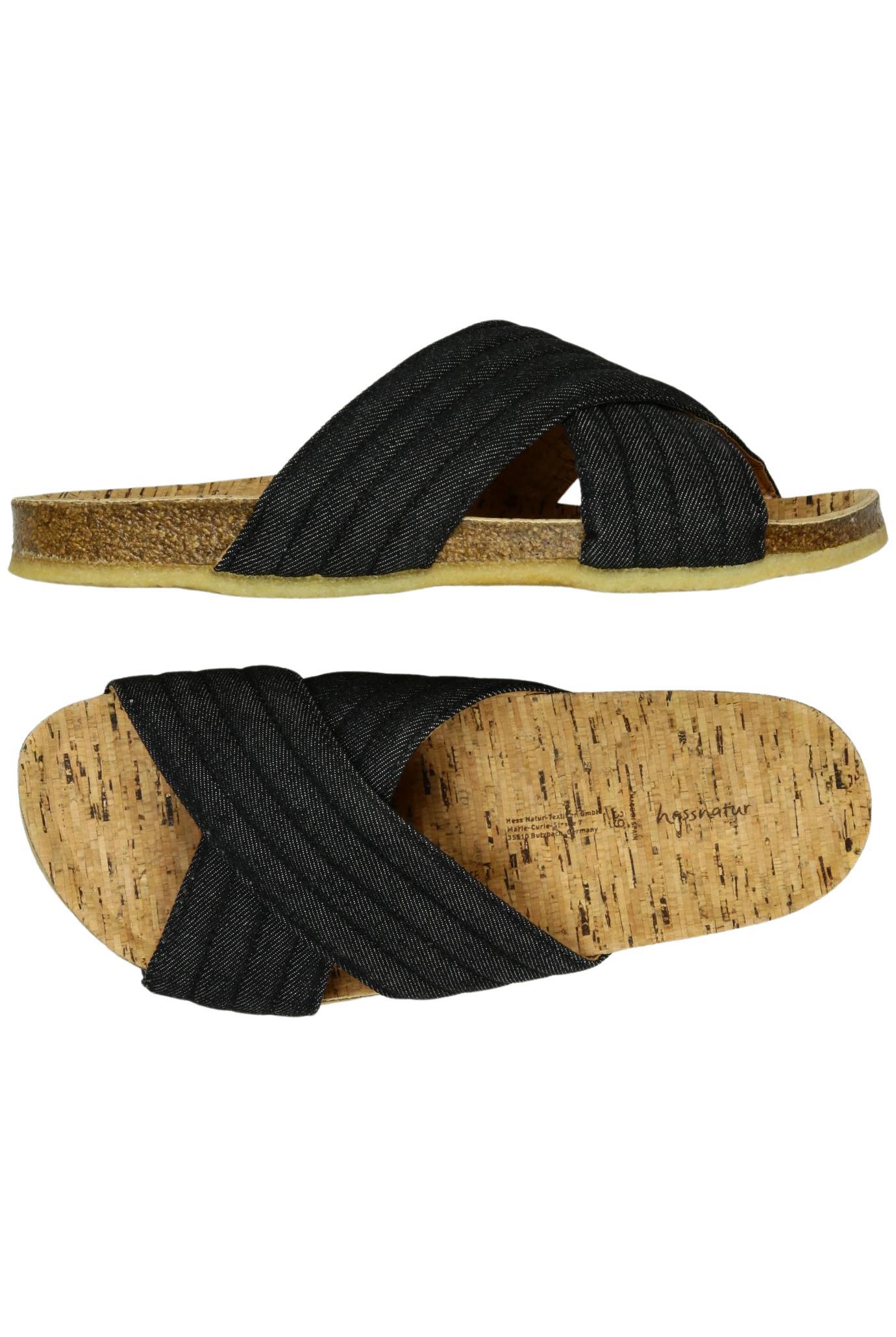 

hessnatur Damen Sandale, schwarz, Gr. 39